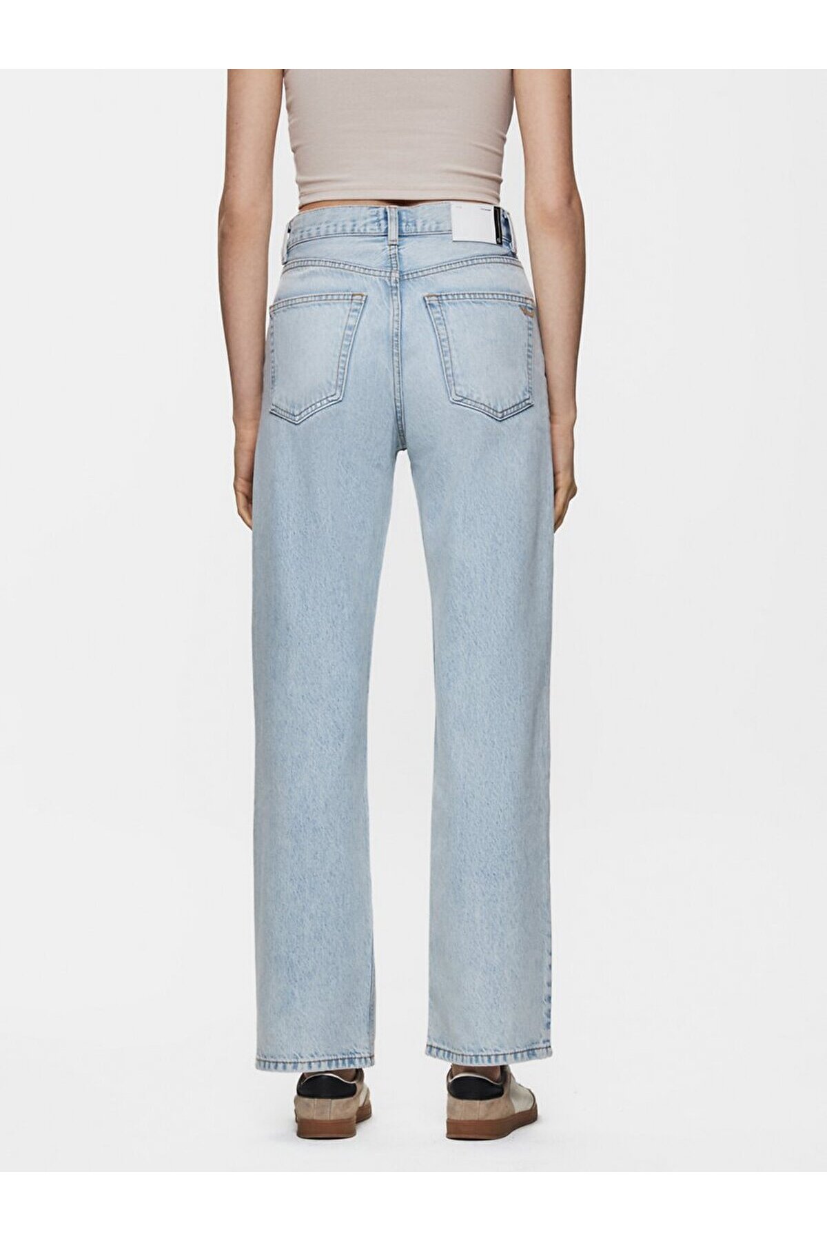 Ltb  Vanetta Düz Paça Yüksek Bel Jean Pantolon - Görsel 3