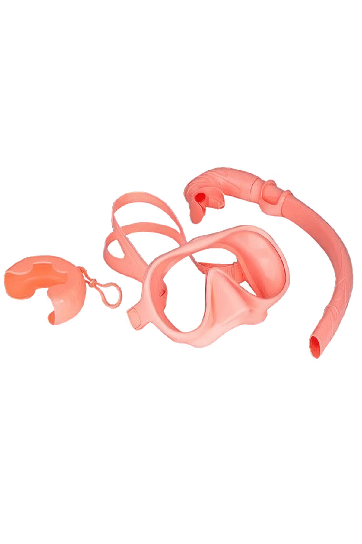 SHUFA Dalış Maske Ve Şnorkel Seti Slikon - Pembe QS 11