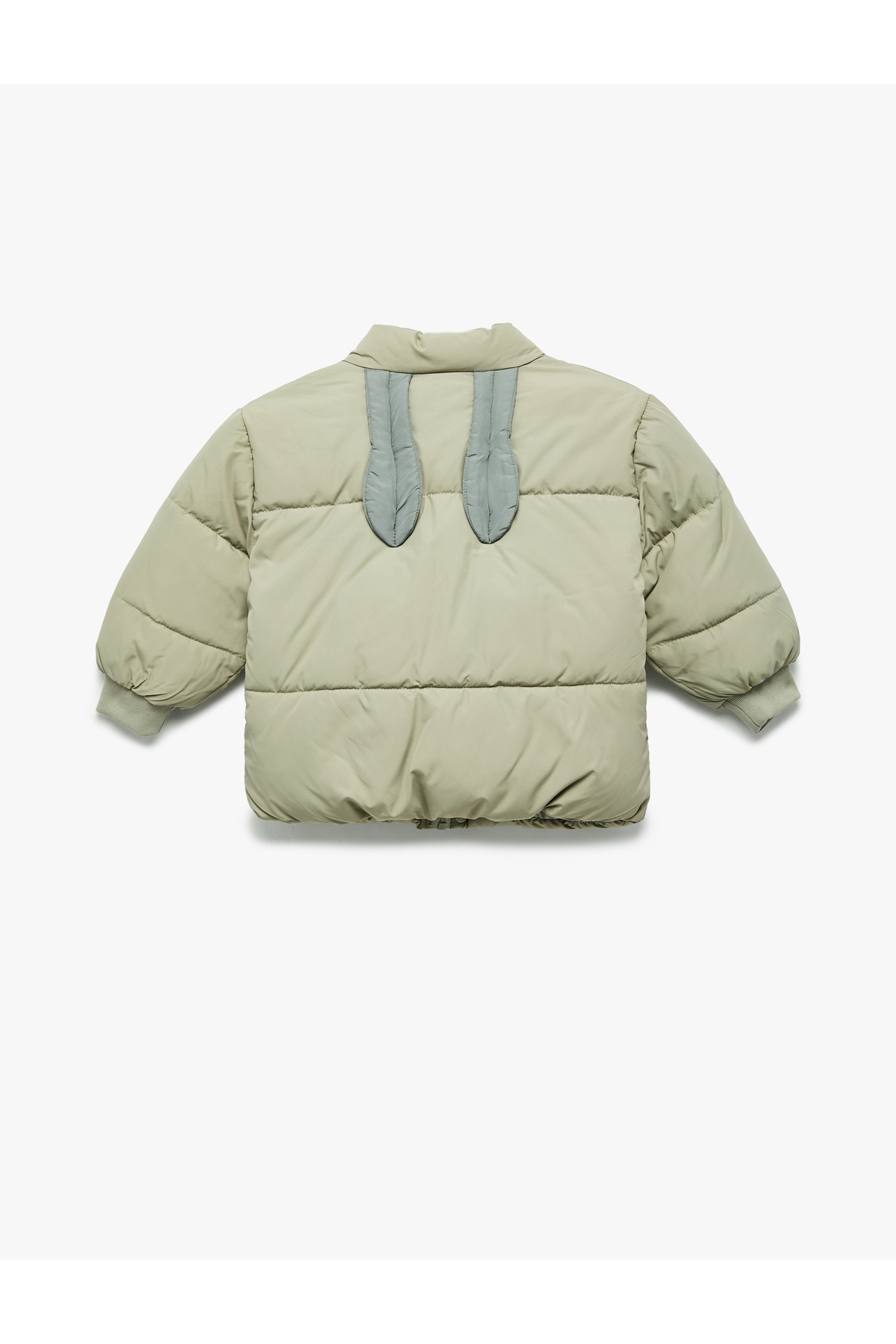 Koton Uzun Kollu Cepli Pamuk Astarlı Dik Yaka Şişme Mont fotoğrafı 2 (önizleme)