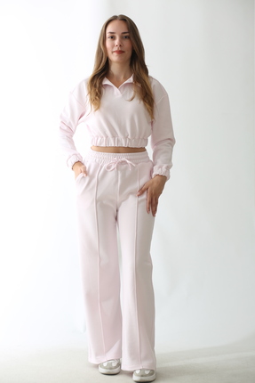 NTB Nature The Brand Kadın Pembe Eşofman Altı - %100 Pamuk - Rahat Kesim ve Y...