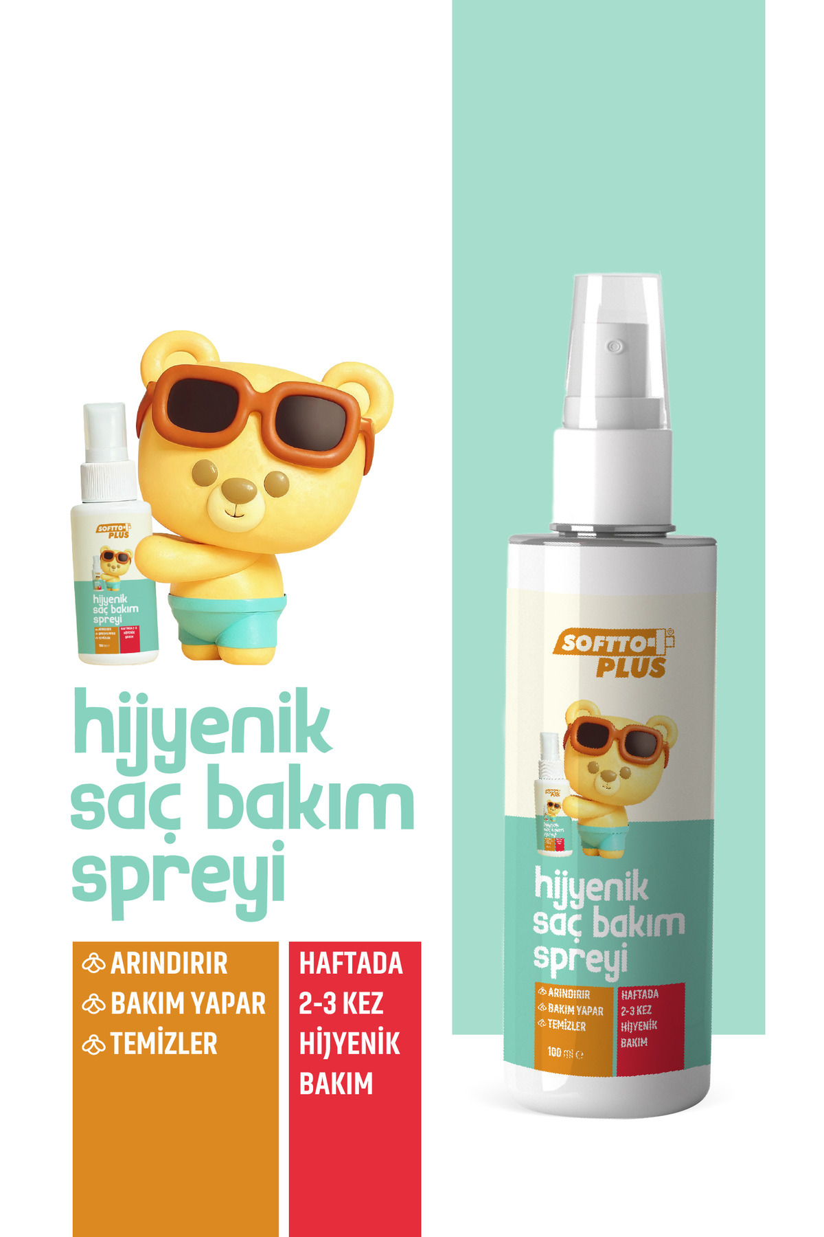 Hijyenik Saç Bakım Spreyi 100 ml - Ürün görseli