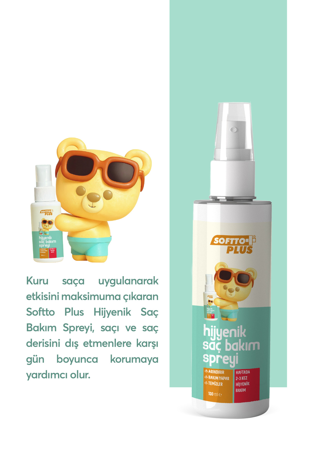 Hijyenik Saç Bakım Spreyi 100 ml - Ürün görseli