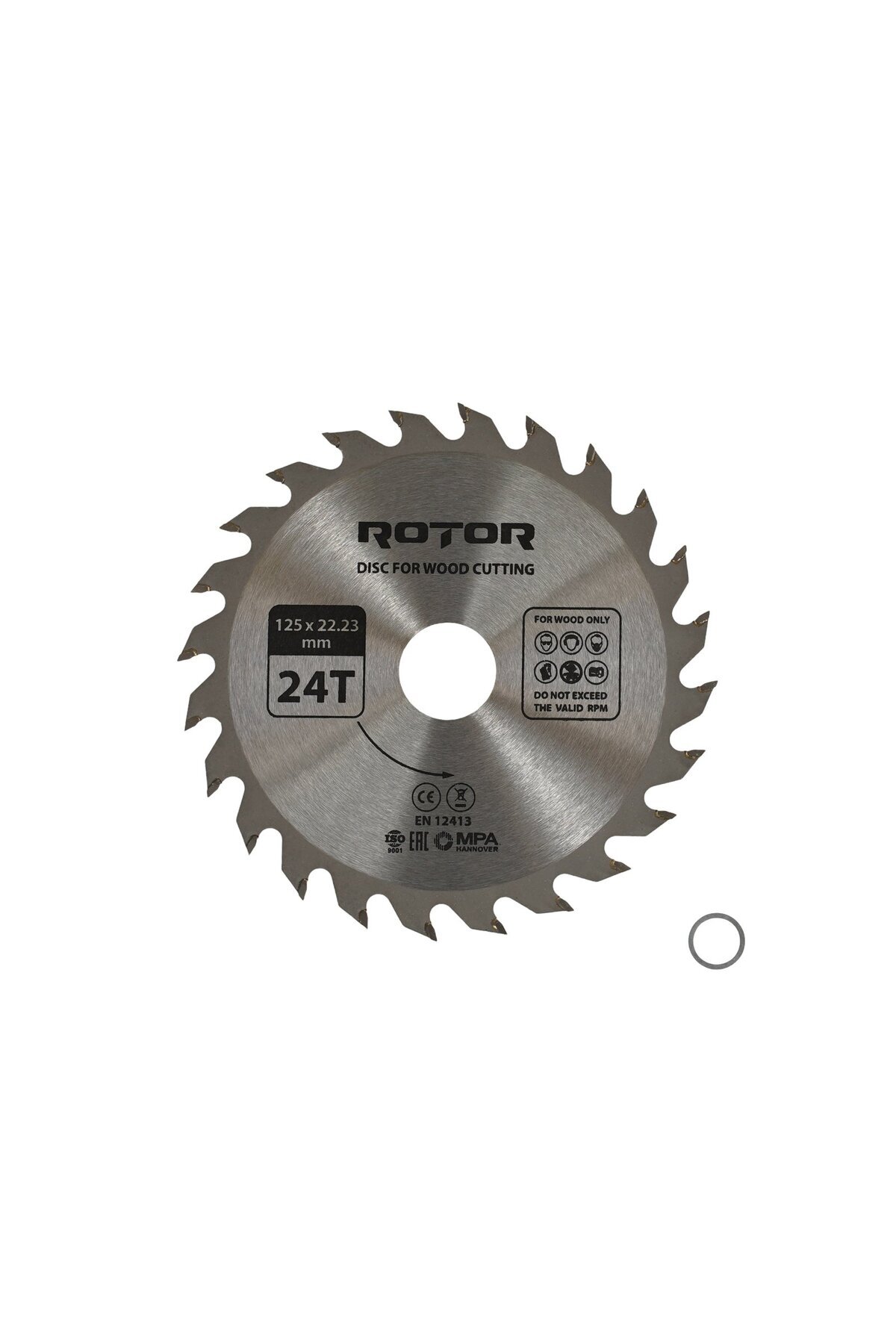 Rotor Daire Testere Bıçağı 125*22,23 24T Ahşap kesme diski