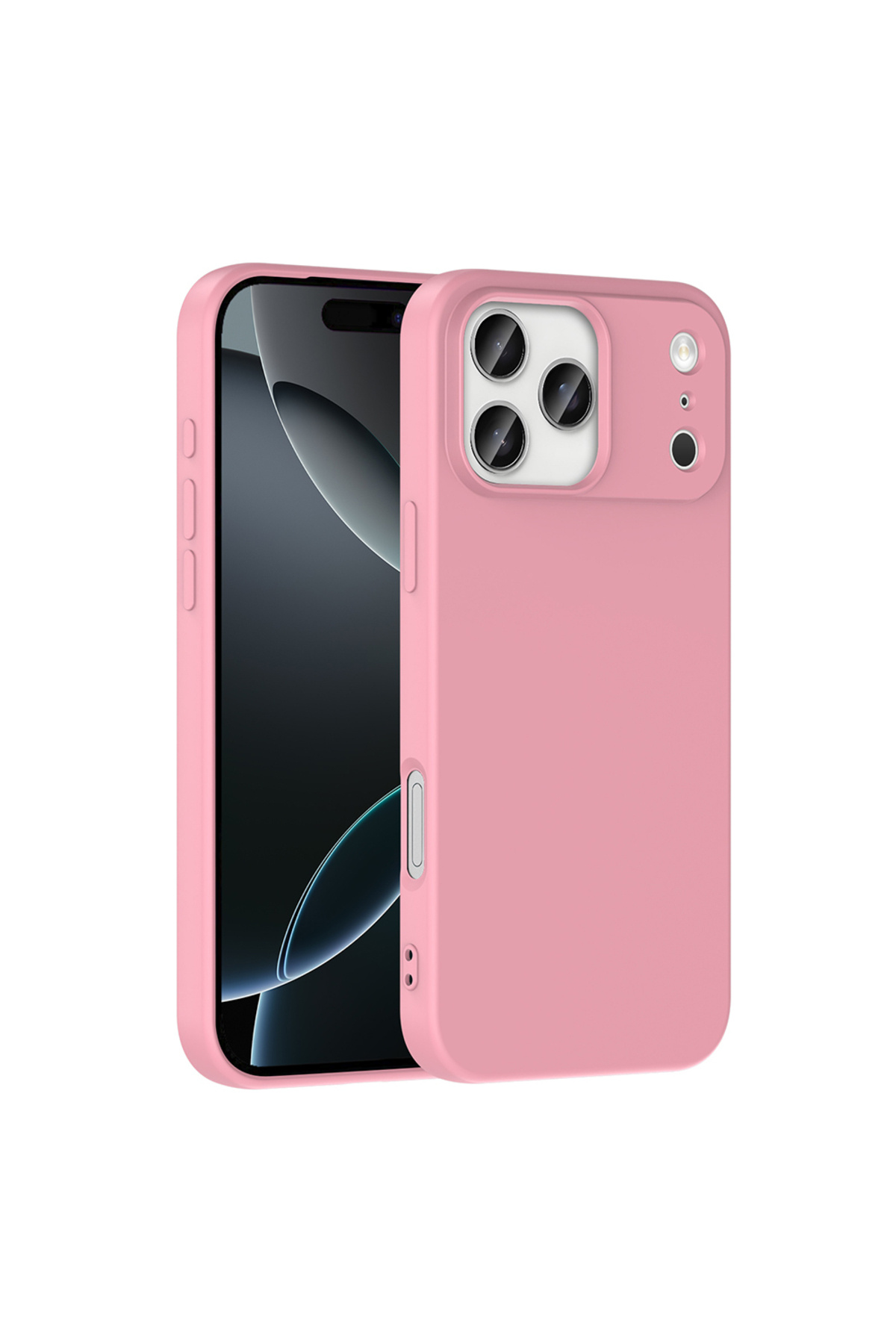 halkhouse İphone 17 Pro Kılıf Kamera Korumalı İçi Kadife Esnek Renkli Mara Lansman Silikon Kapak