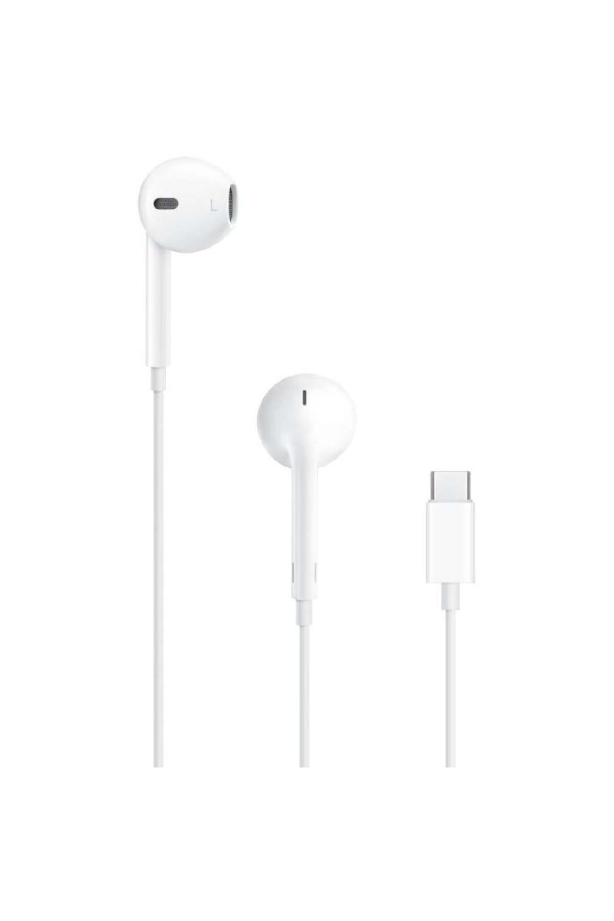 Generic Type-C Wired Headphone Compatible with iPhone in White