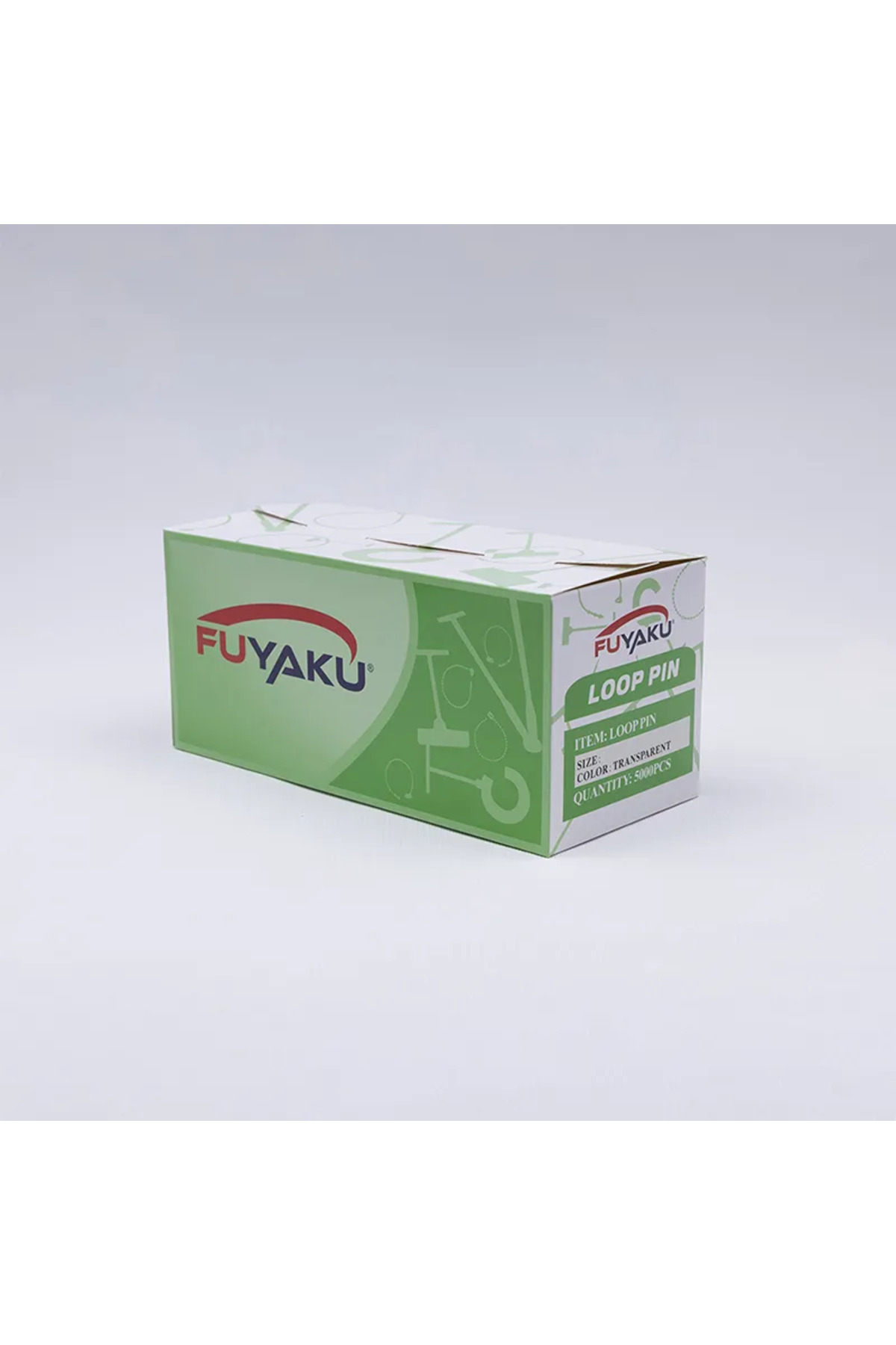 FUYAKU 7" Elle Geçmeli Kılçık Etiketleme Plastiği Şeffaf (5.000 Adet)