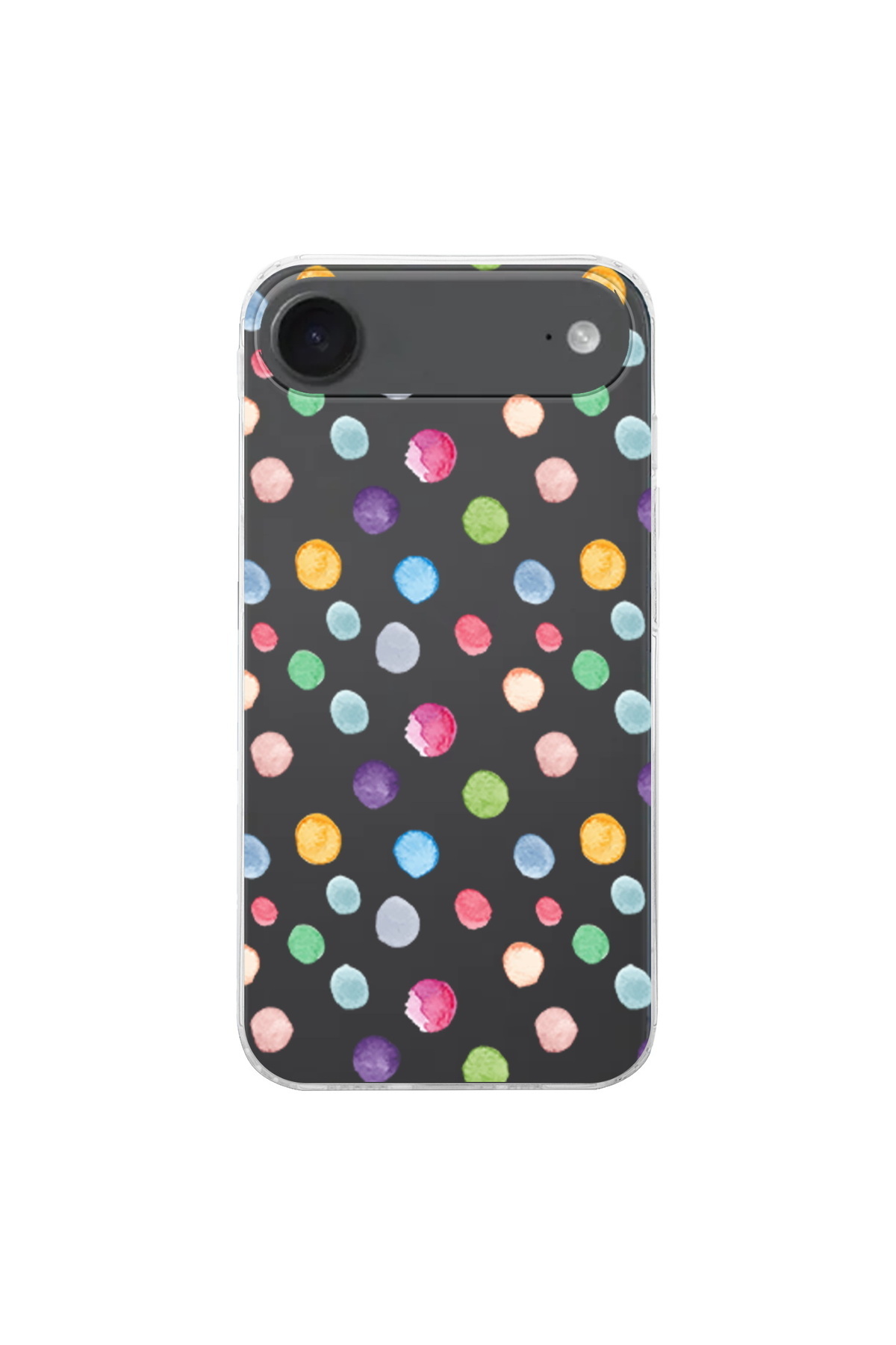 Apple iPhone 17 Air İle Uyumlu Kamera Çevresi Açık Water Color 7 Baskılı Şeffaf Kılıf