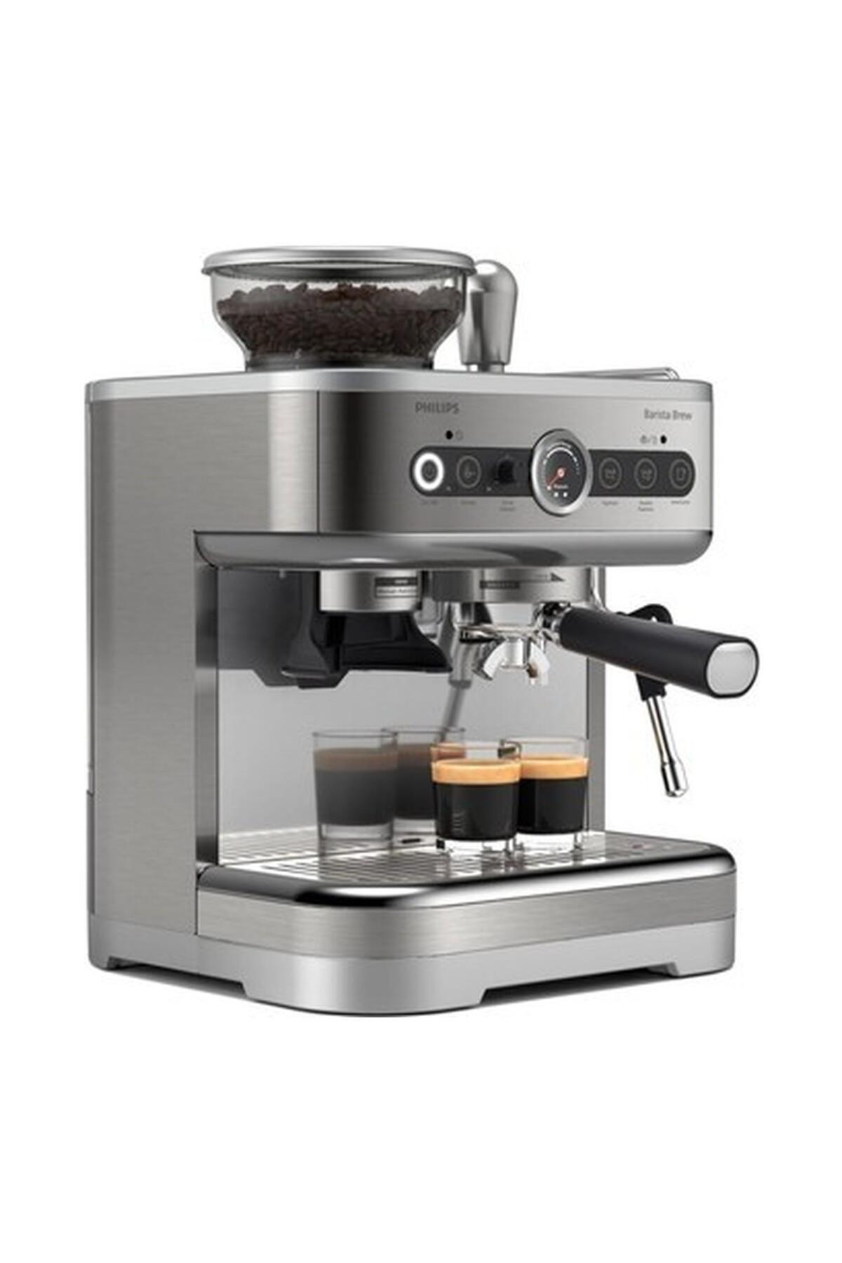 Philips Barista Brew Yarı Otomatik Espresso Makinesi, 250G Çekirdek Kabı