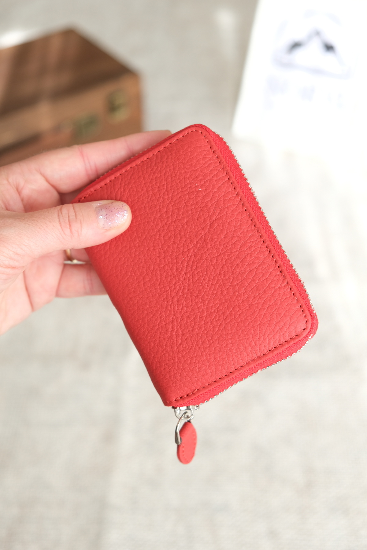 Norvi Leather Fermuarlı Unisex Kartlık Cüzdan