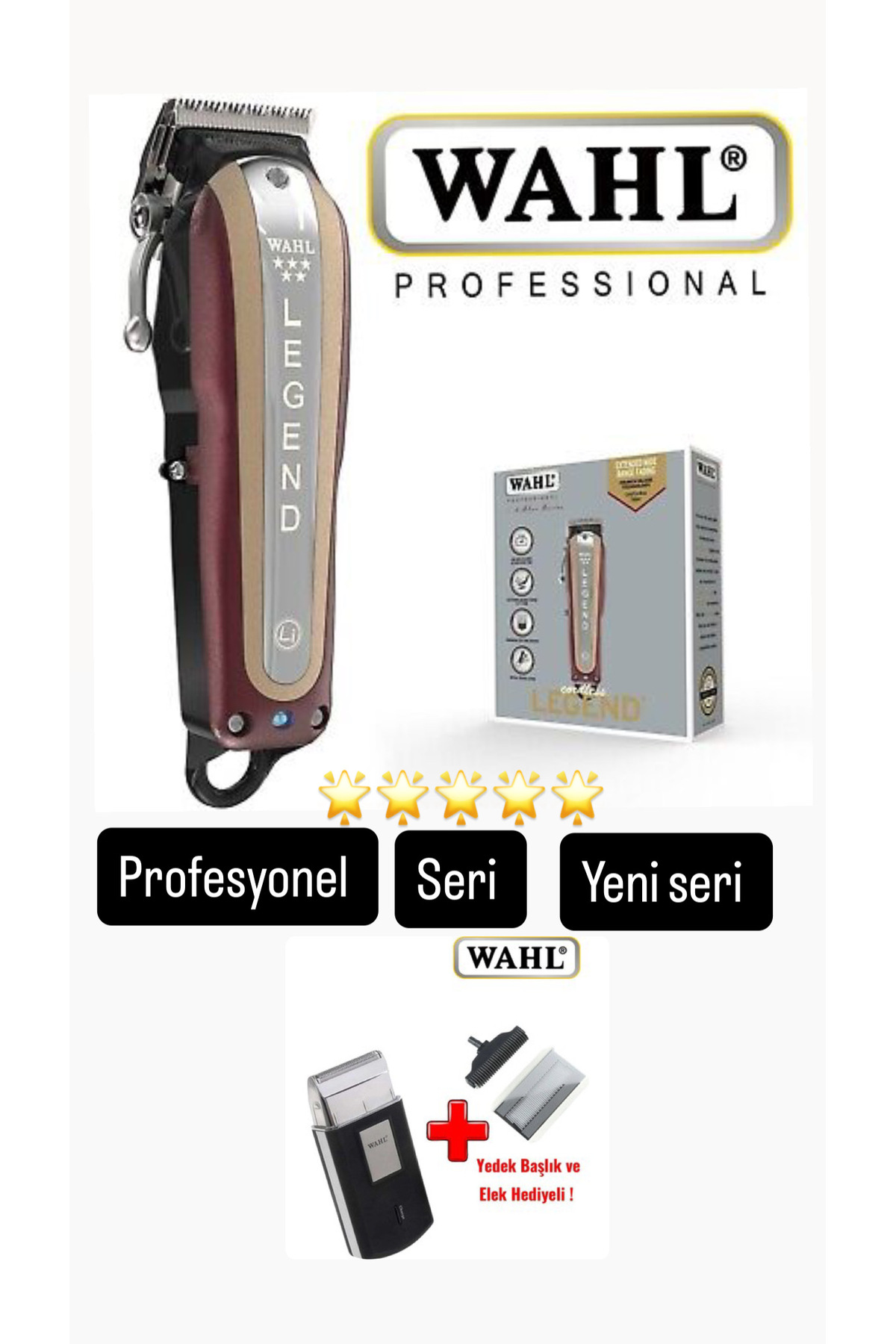 Wahl Combo Set 8594 Legend Cordless Saç ve Sakal Kesme Makinesi