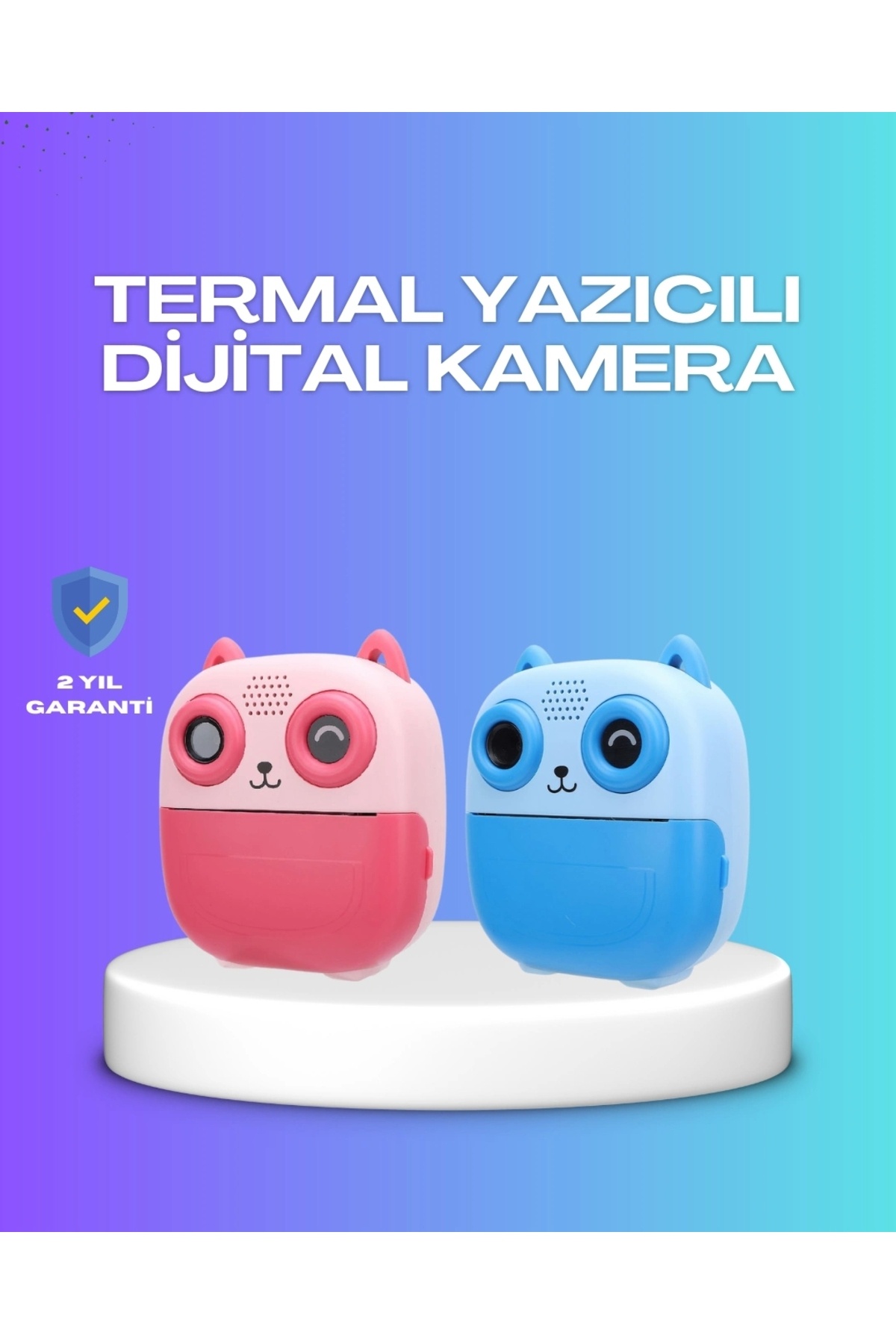 shopwave 2.4 İnç Ekranlı Çocuk Fotoğraf Makinesi 6X Zoom Özellikli