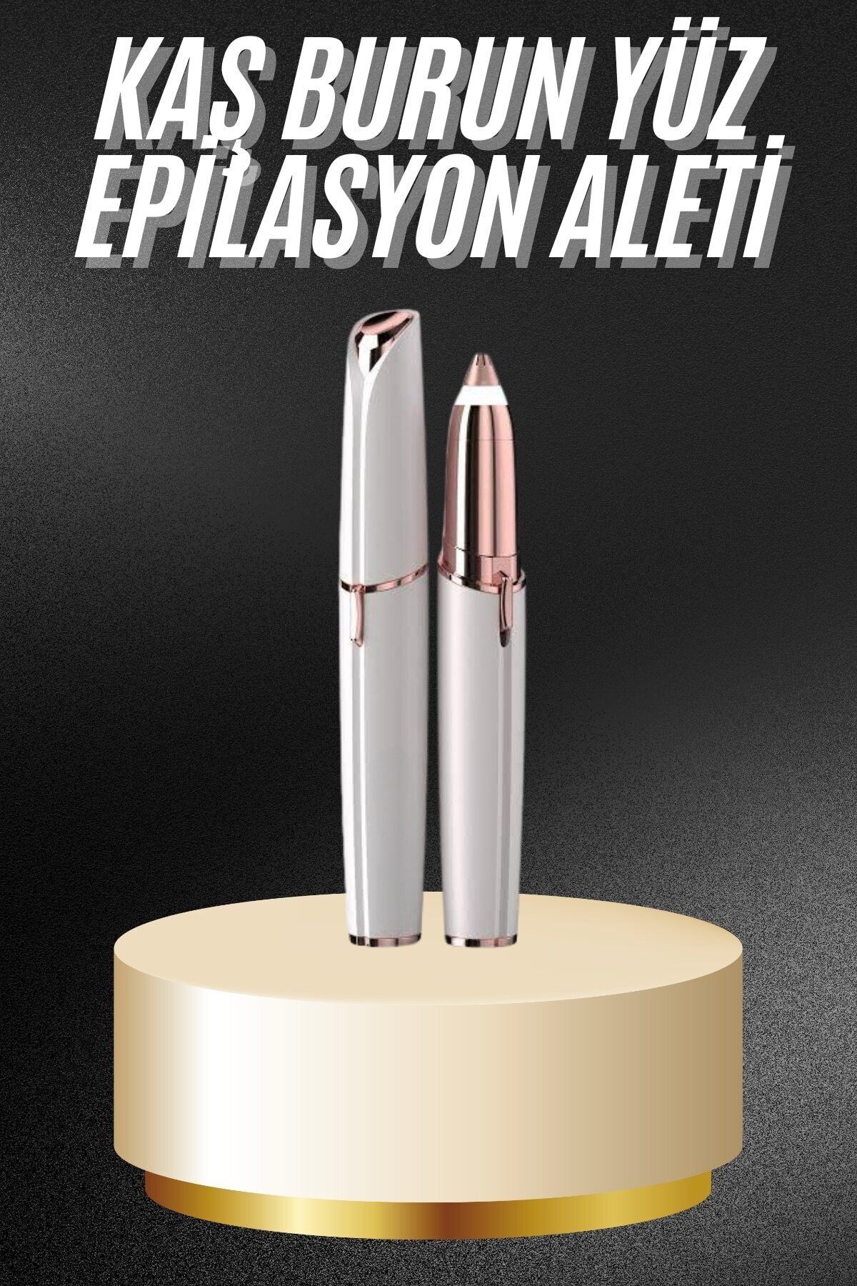 Toptan Bulurum Unısex Şarjlı Kaş Bıyık Alma Epilatörü Hassas Ciltlere Özel Acısız