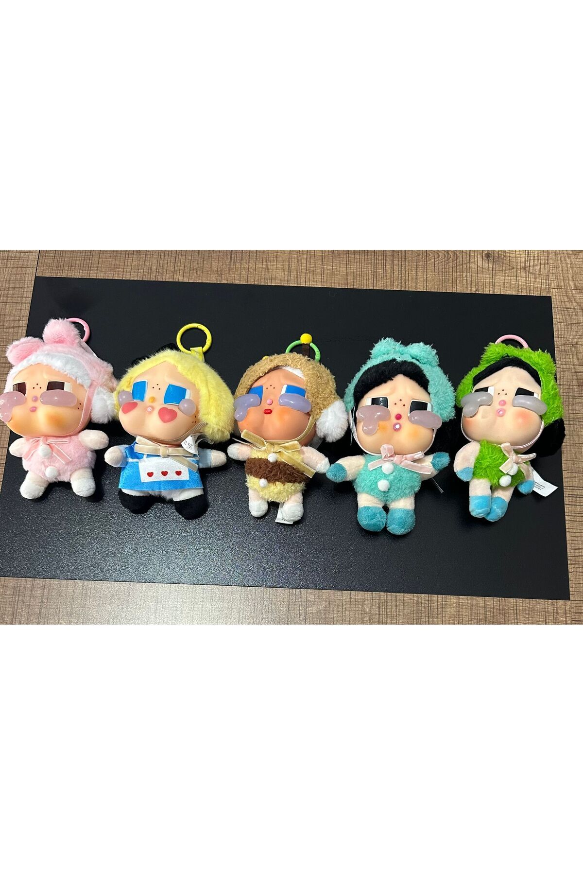 fatwell CRY BABY Crying Again Series- Vinyl Face Plush Blind Box - Çanta Charm - Peluş Anahtarlık