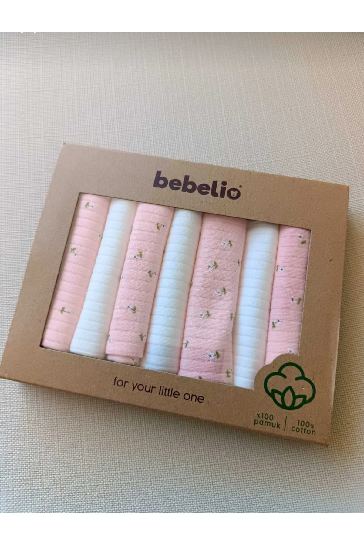 BabyWings BEBEK AĞIZ MENDİLİ %100 PAMUK RAPORLU PENYE