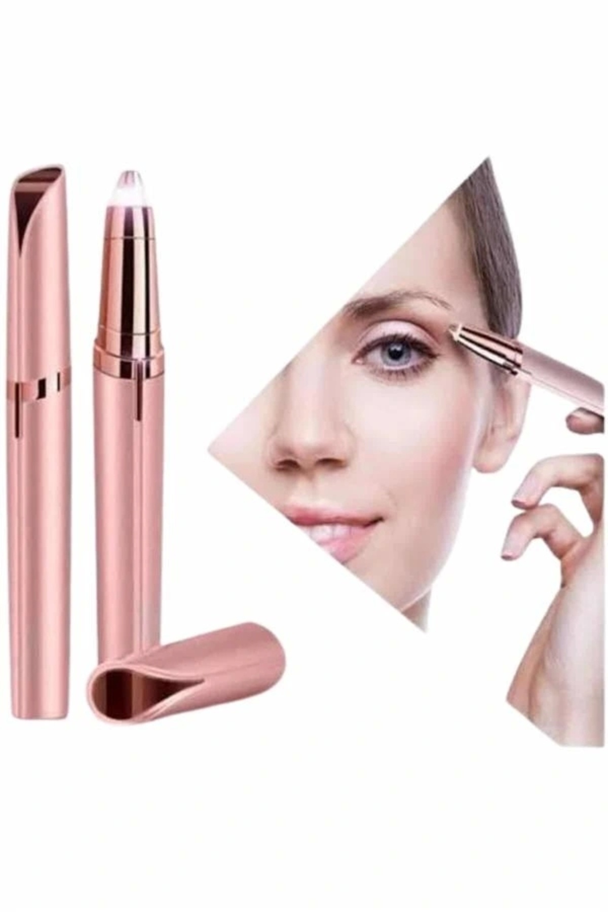 shopwave Kaş Bıyık Tüy Epilasyon Aleti Pilli Yüz Kaş Epilatör Kıl Tüy Alma Epilasyon