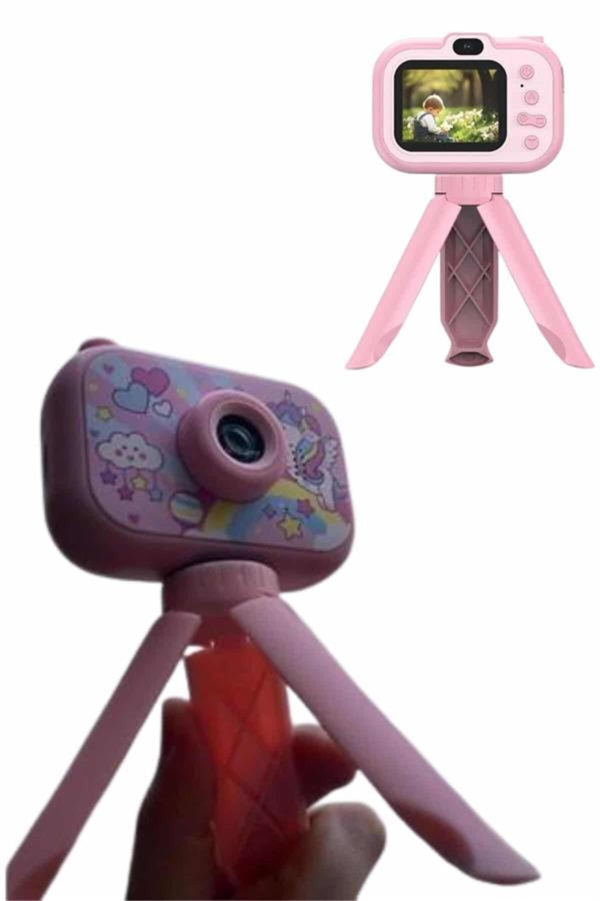 AyrStore Ayaklı Çocuk Kamerası Tripodlu Mini 1080p Hd Çocuk Kamera