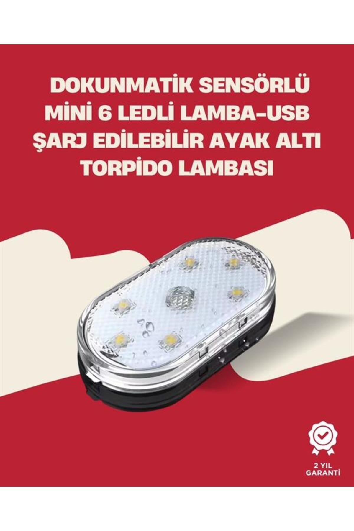 FREEDOM STOREE Uzun Ömürlü Lityum Bataryalı, Kompakt Araba İç Mekan LED Işıklar