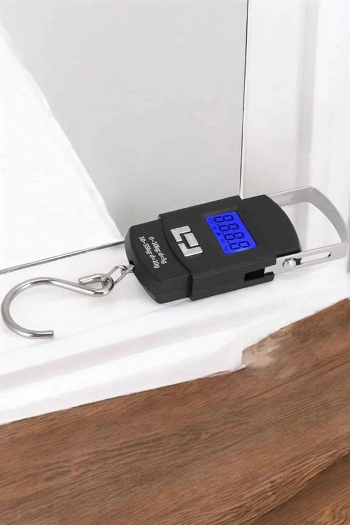 shopwave 50 Kg El Kantarı Ağırlık Ölçer Dijital Ekranlı Kancalı Portatif