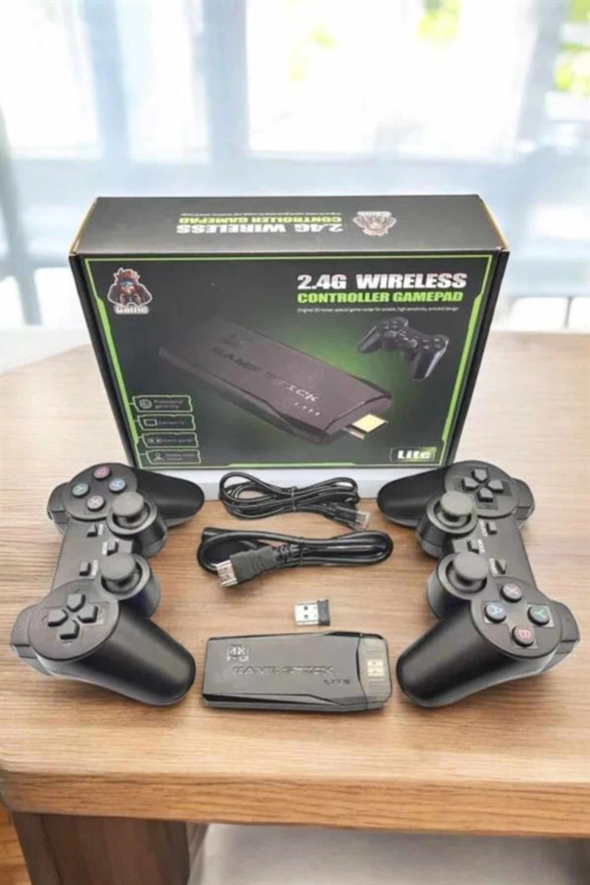 shopwave Atari Oyun Konsolu 2000 Oyunlu Game Stick 2.4G Wireless