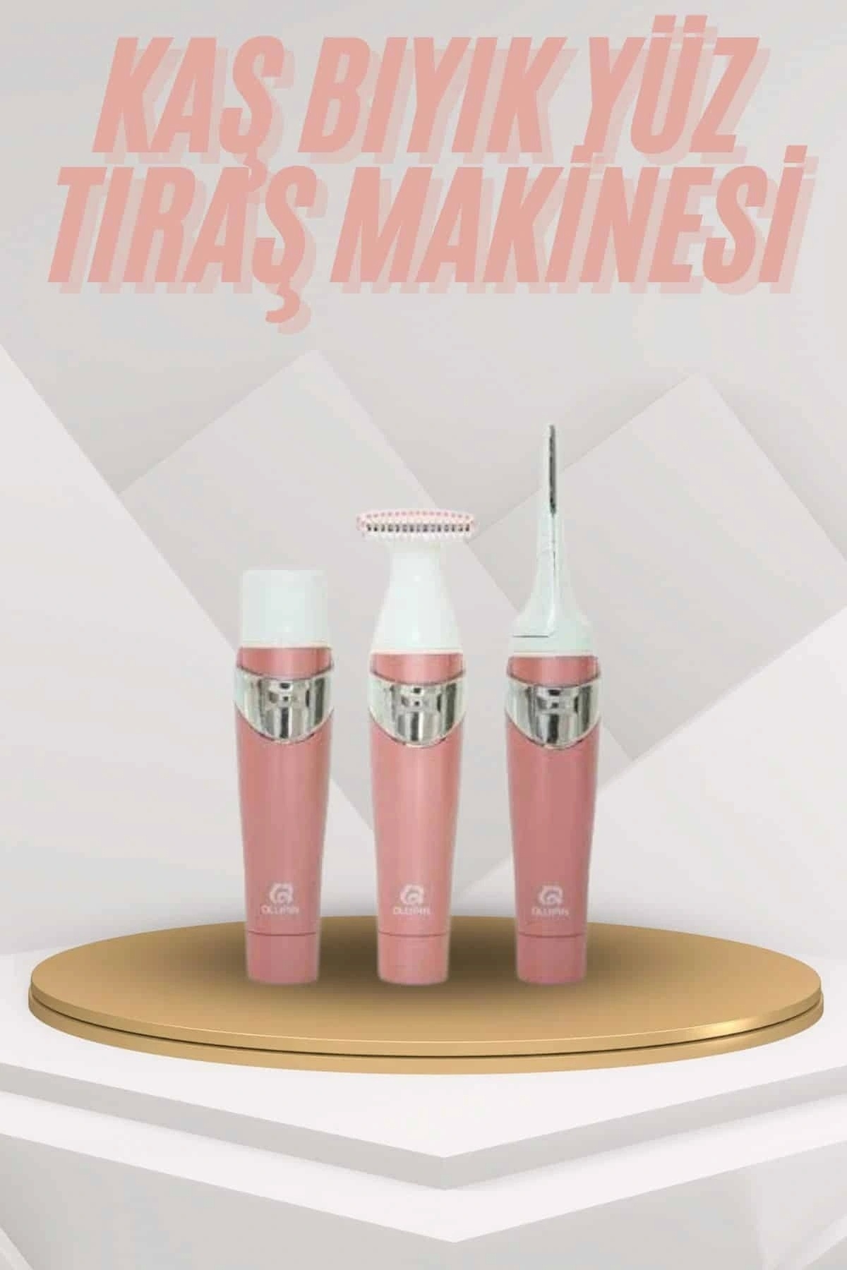 shopwave Yüz Kaş ve Tüm Vücut Epilasyon Aleti 3 Başlıklı Hassas Ciltlere Uygun Epilatör