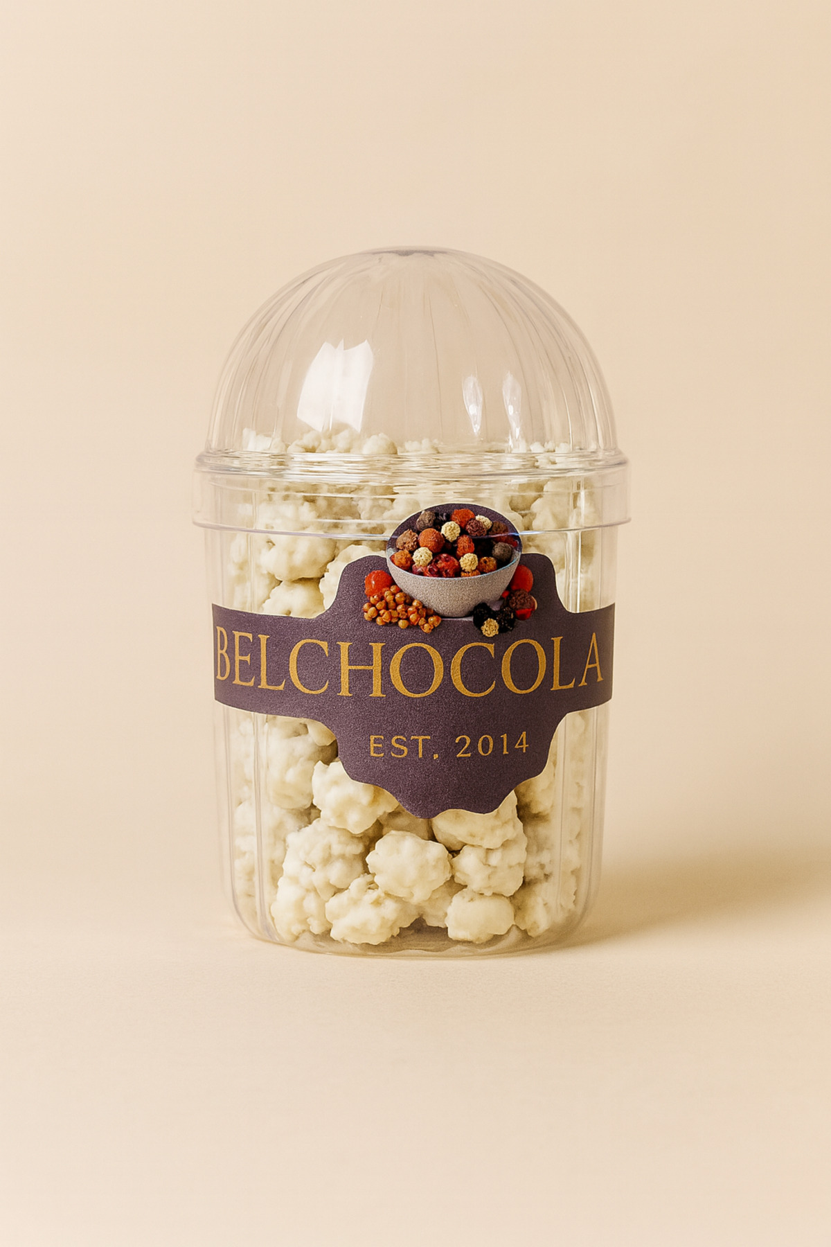 belchocolate Kristal Plastik Pinterest Baharatlık İçinde Kaymaklı Creamy Leblebi Draje ve Beyaz Kaşığı - 150 Gr.