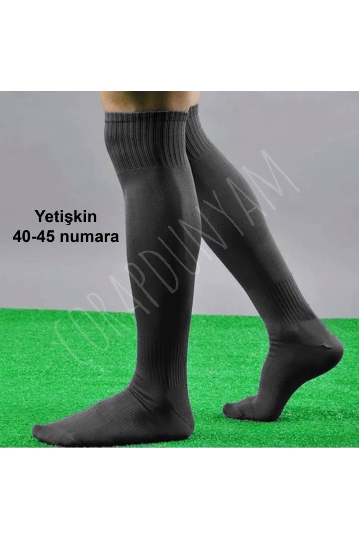 çorapdunyam 4 Adet Yetiskin Futbol Maç Çorabi Futbol Tozluk Futbol Halisaha Çorabi Konç 40-45
