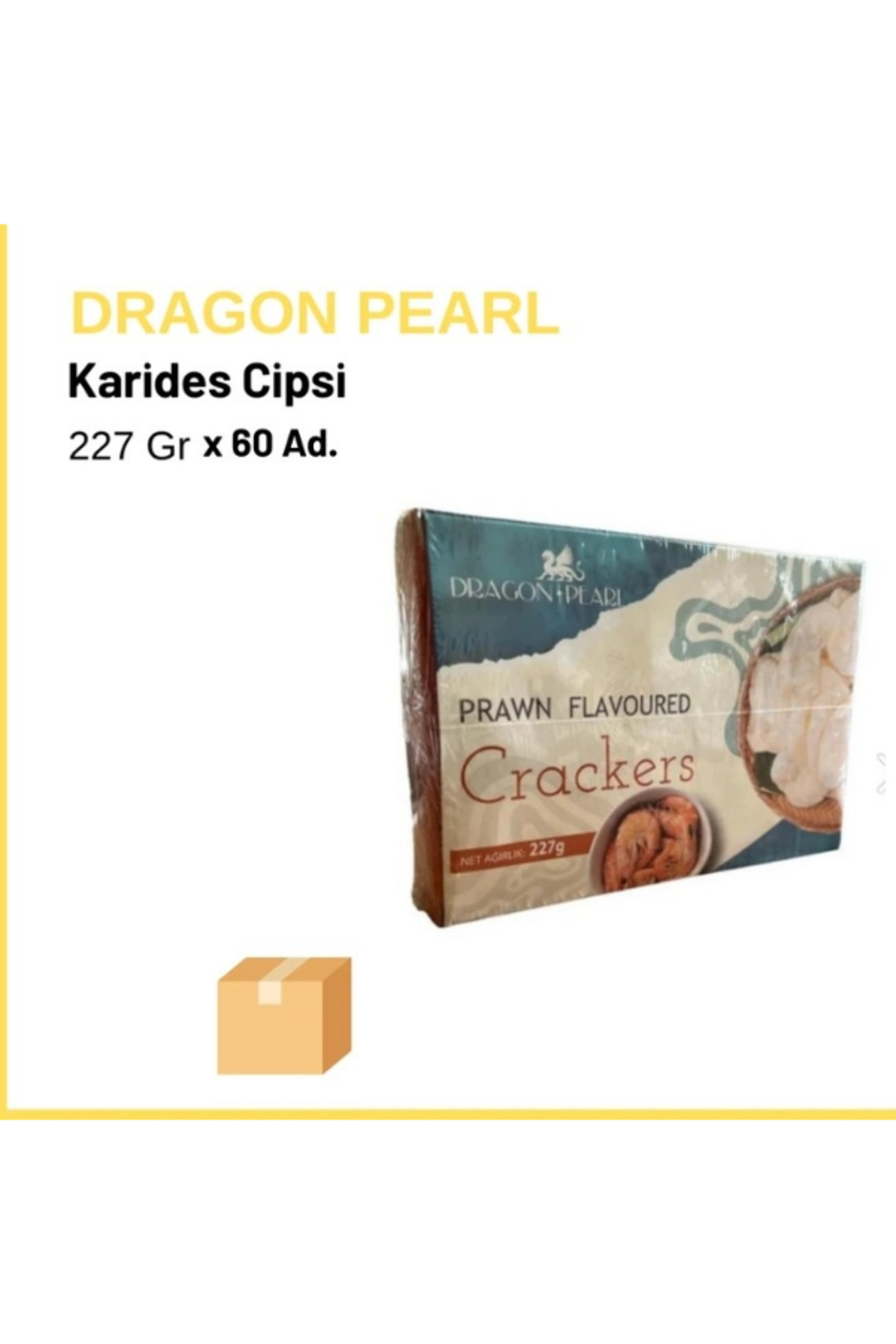 Dragon Pearl Beyaz Cipsi 227 gr x60