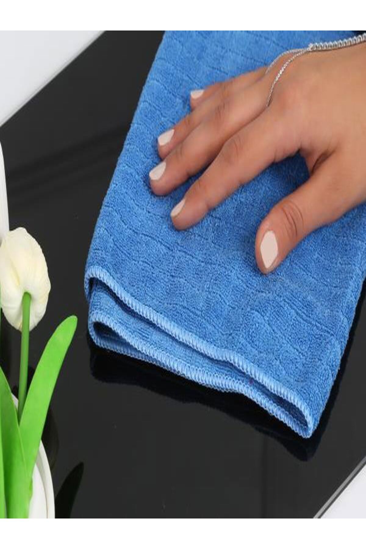 beypan Mikrofiber Kareli Kadife Temizlik Bezi 40*40 Ev/Oto