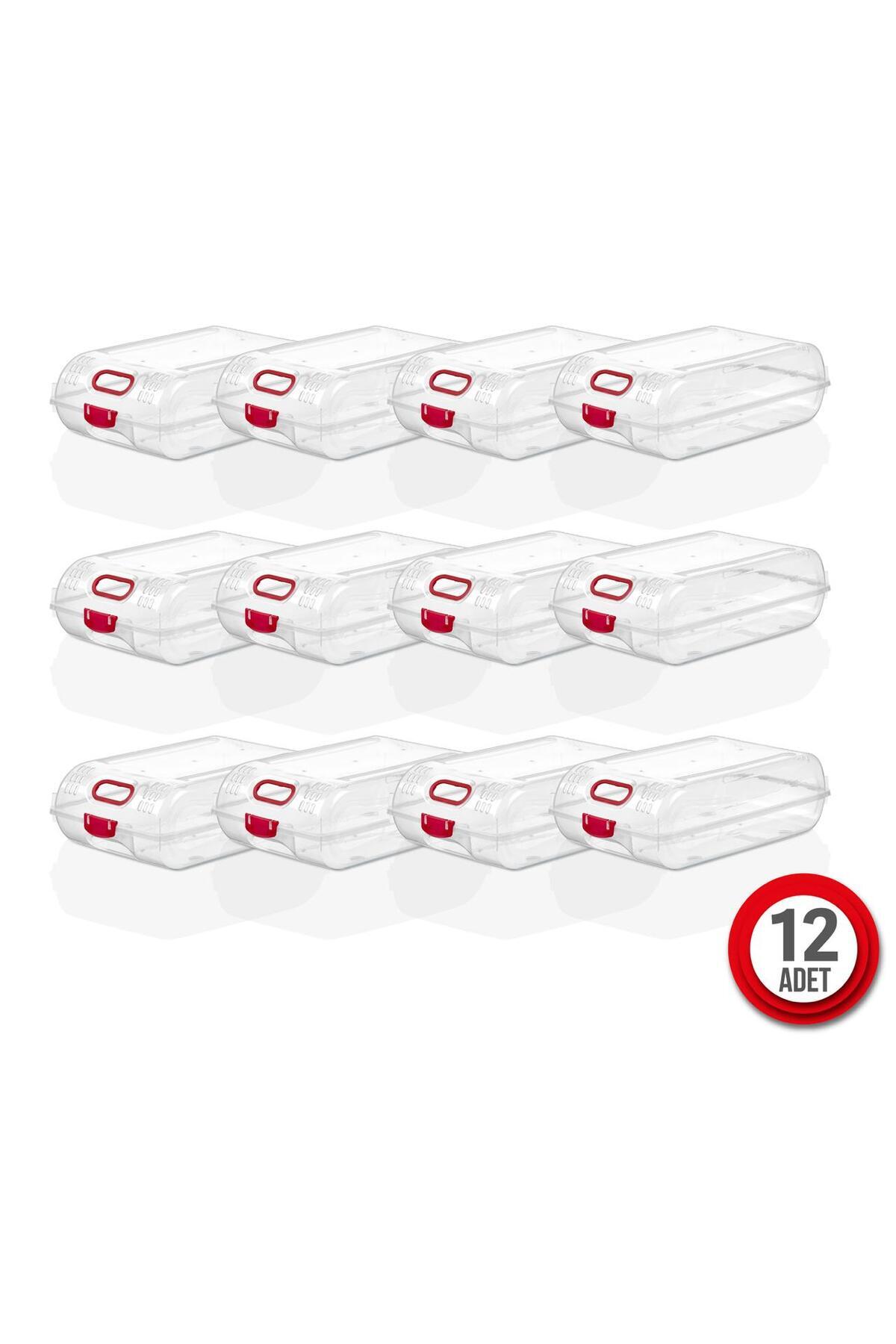 Tidy Home 12 Adet Kadın Ayakkabı Kutusu Şeffaf Ayakkabı Saklama Kutusu - Dolap içi Ayakkabılık Düzenleyici