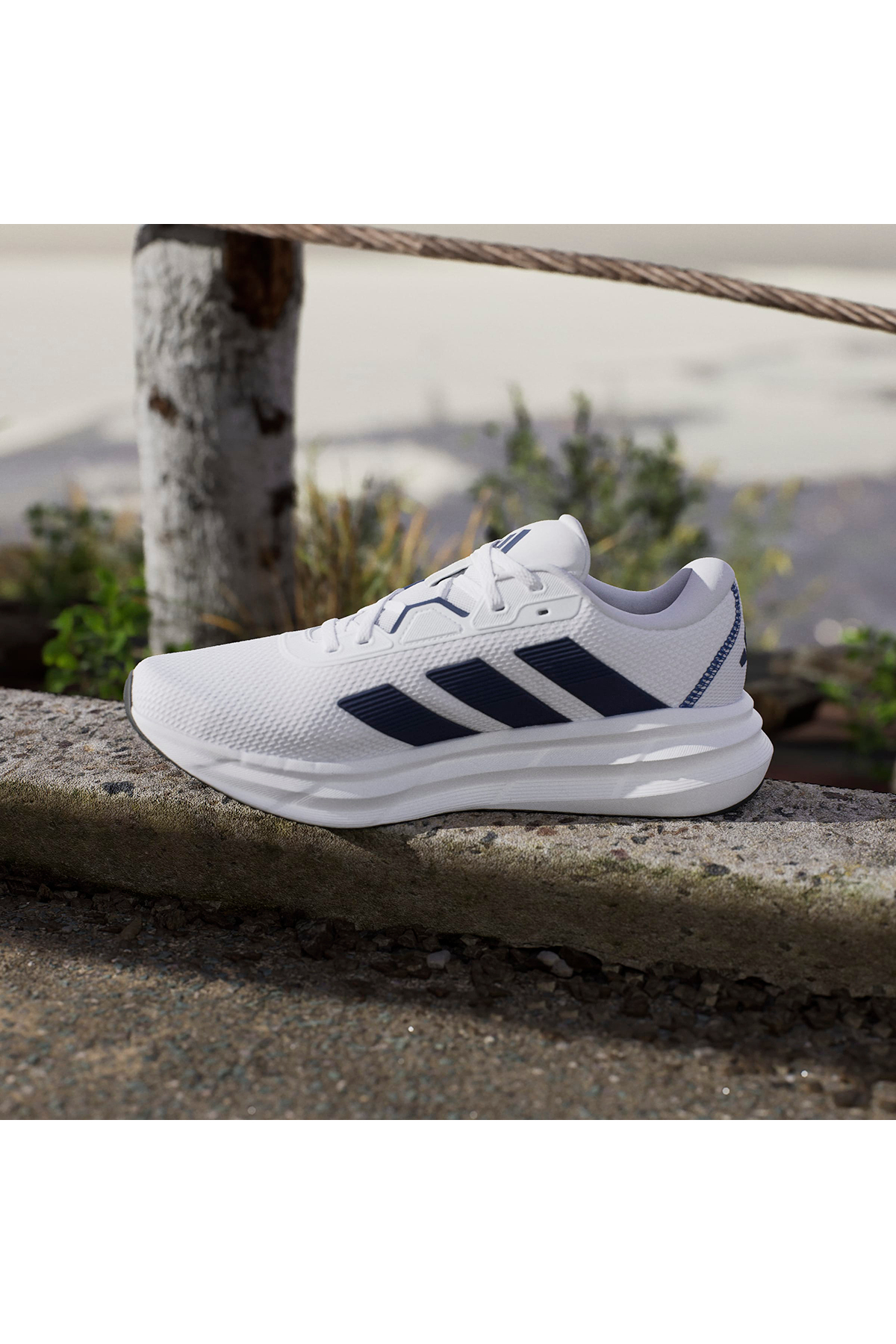 adidas  Galaxy 7 Erkek Beyaz Koşu Ayakkabısı JQ2620 - Görsel 6