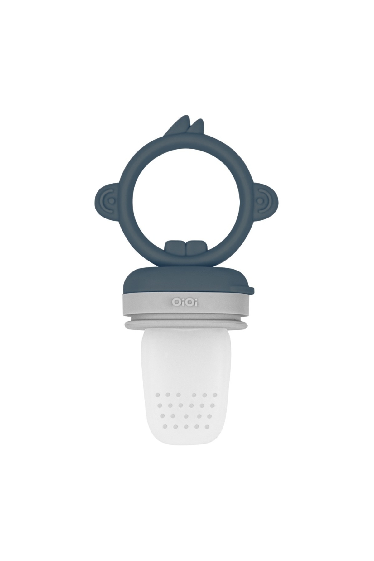 AyrStore Silikon Püre Meyve Sebze Emziği Deep Blue / Powder Grey