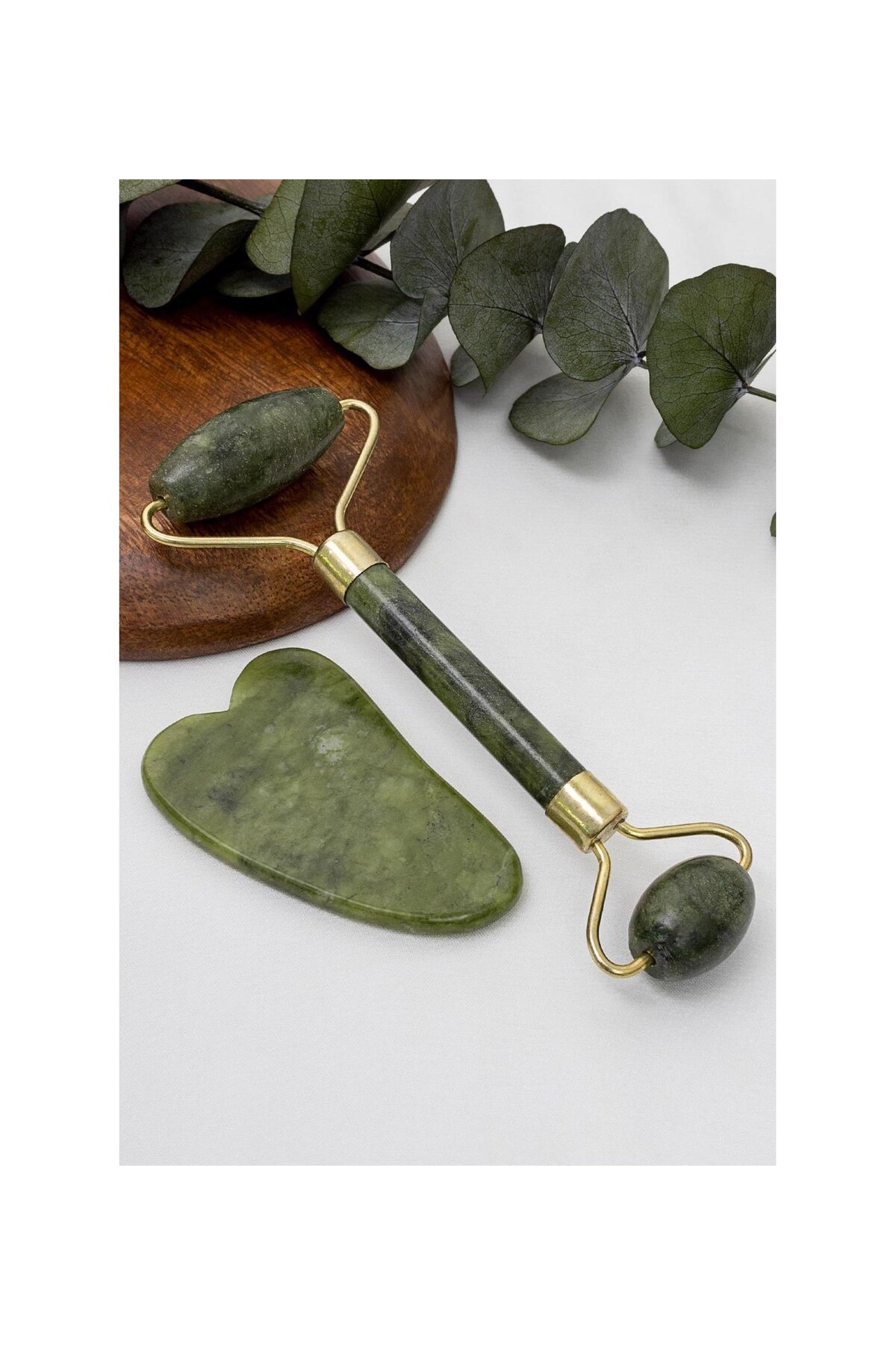 ست سنگ Jade Roller Gua Sha — طلایی TYCDCA2D45D0210CE6B3A1E03 — تصویر 2 از 3