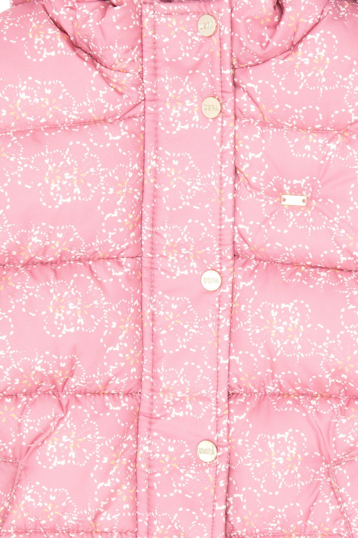 U.S. Polo Assn. Kız Çocuk Pembe Mont 50313164-VR167