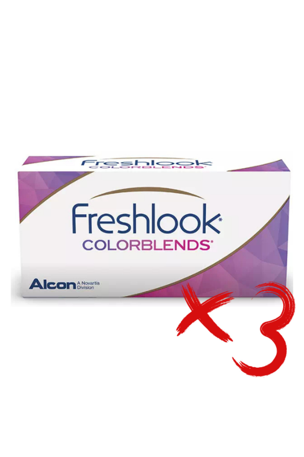 Alcon Freshlook Colorblends Renkli - True Sapphire Numarasız / 3 Kutu