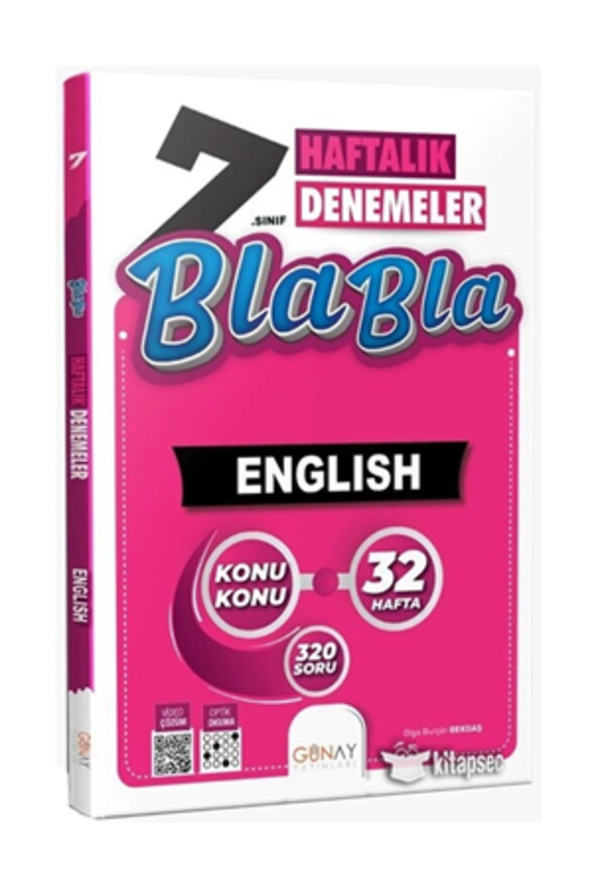 3egrup Günay Yay.- 7.sınıf Bla Bla English Haftalık Denemeler 2324