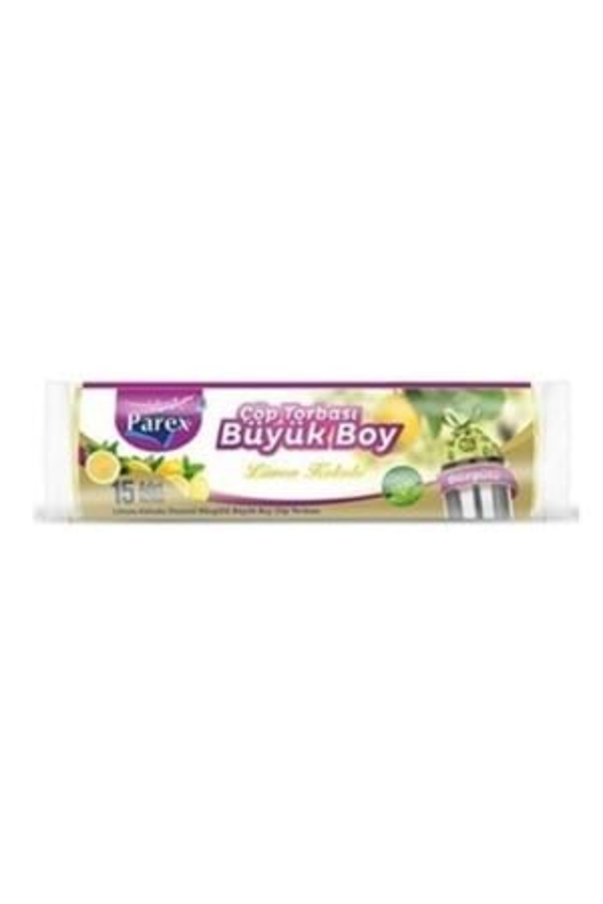 Genel Markalar Parex 65x70 Büzgülü Büyük Boy Limon Kokulu Çöp Poşeti 10"lu 1909363