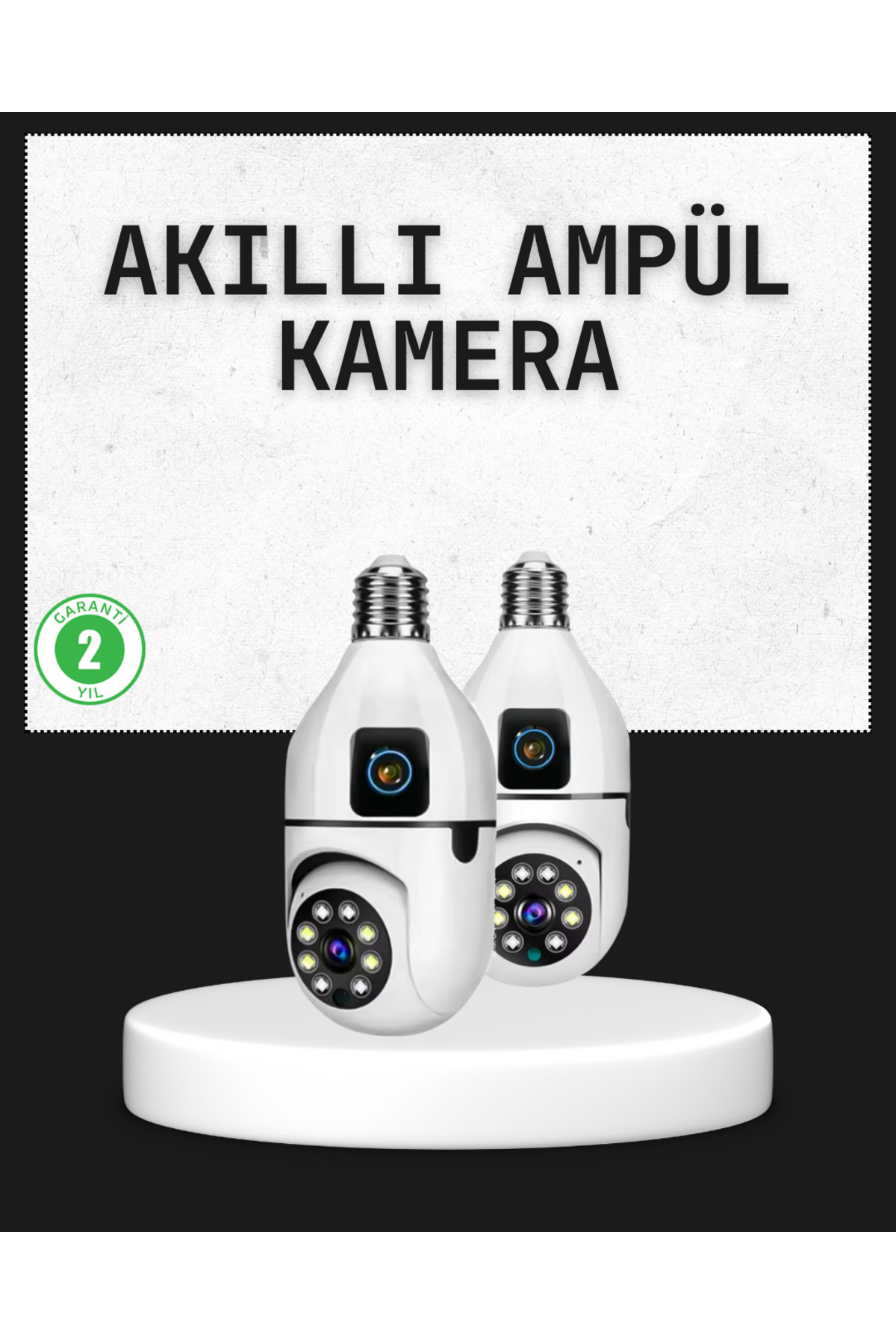 teknodayım Tak Çalıştır Ampul Kamera – Full HD 1080P Kablosuz Güvenlik Çözümü