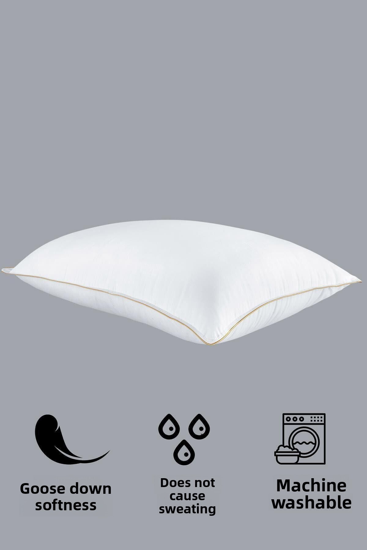 VAROL 1 kus Gold Series 1200Gr Nano gelový polštář 50x70cm