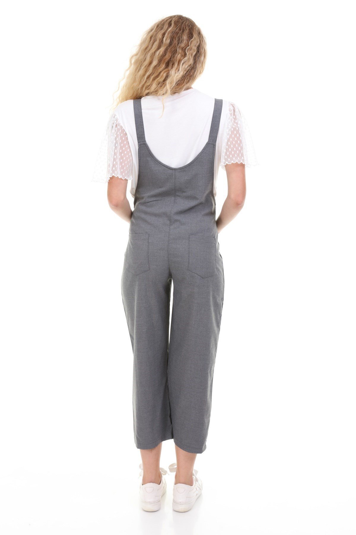 Luvmabelly MYRA6106 - Füme Hamile Salopet fotoğrafı 4 (önizleme)