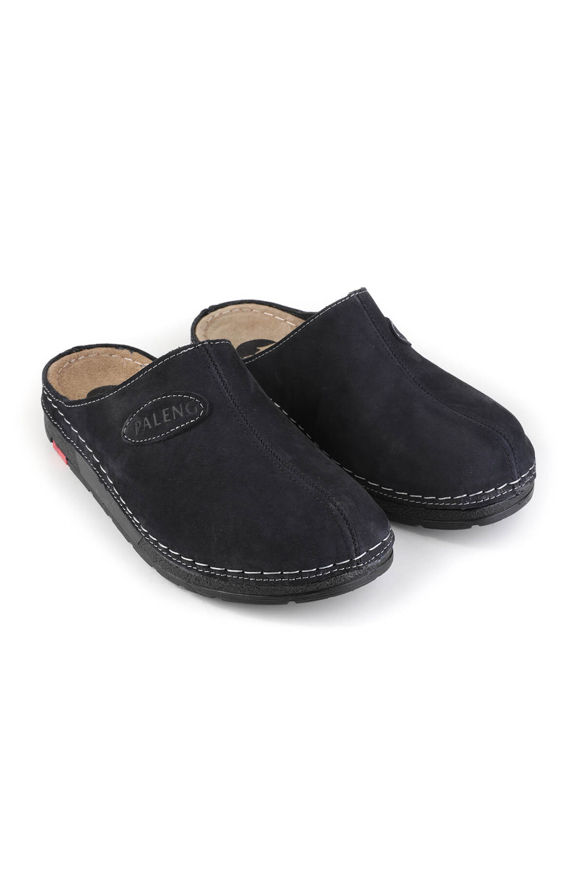 Paleng  Gezer Kışlık Hakiki Deri Erkek Terlik - Görsel 5