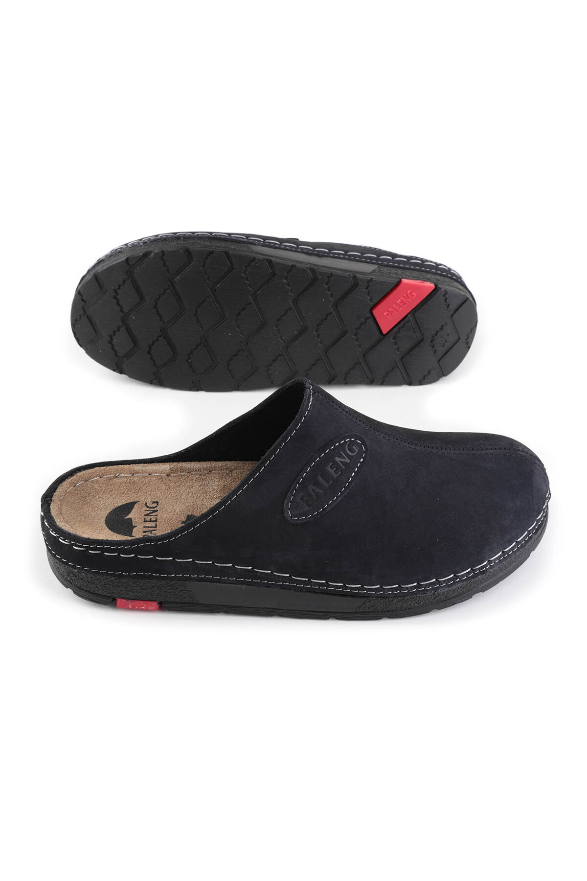 Paleng  Gezer Kışlık Hakiki Deri Erkek Terlik - Görsel 7