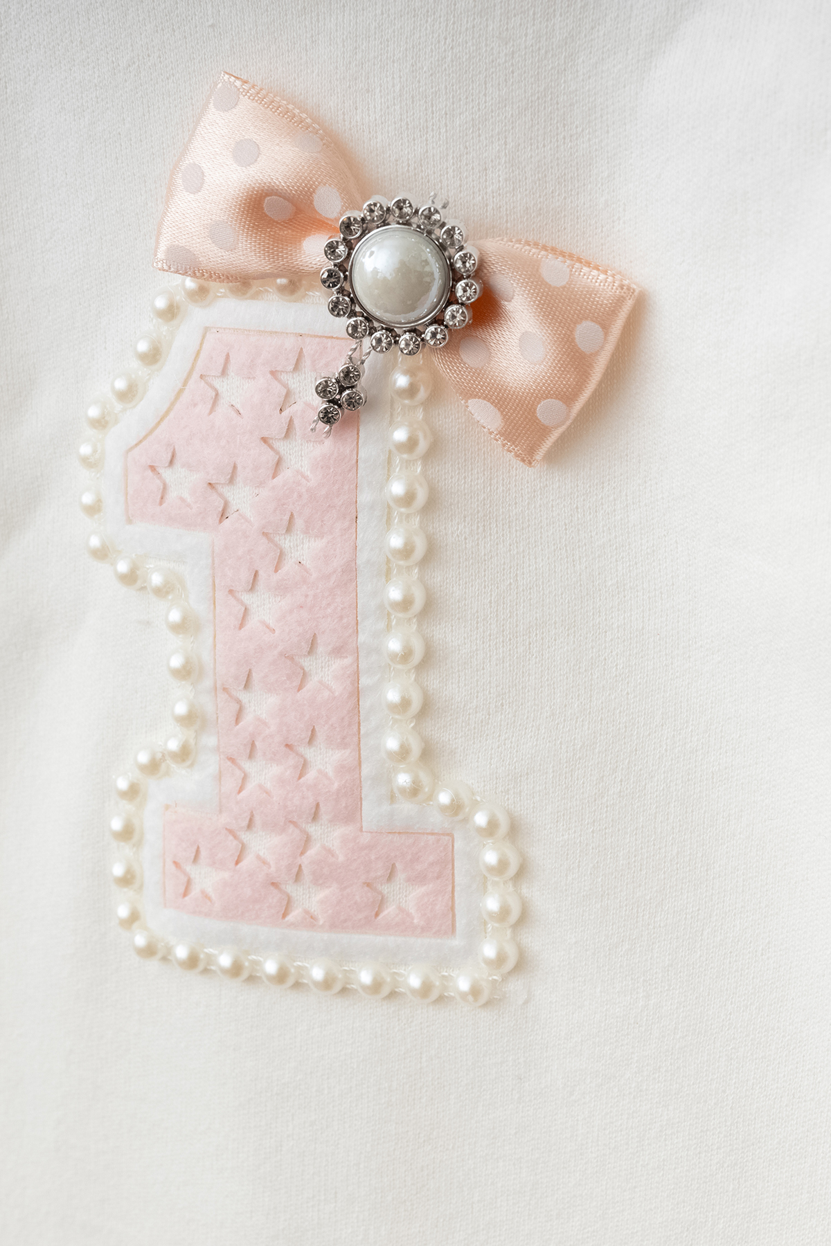 Petite Ponpon Baby Kız Bebek İncili 1 yaş Doğum Günü Parti Kıyafeti Tütü Etek/elbise Set fotoğrafı 3 (önizleme)