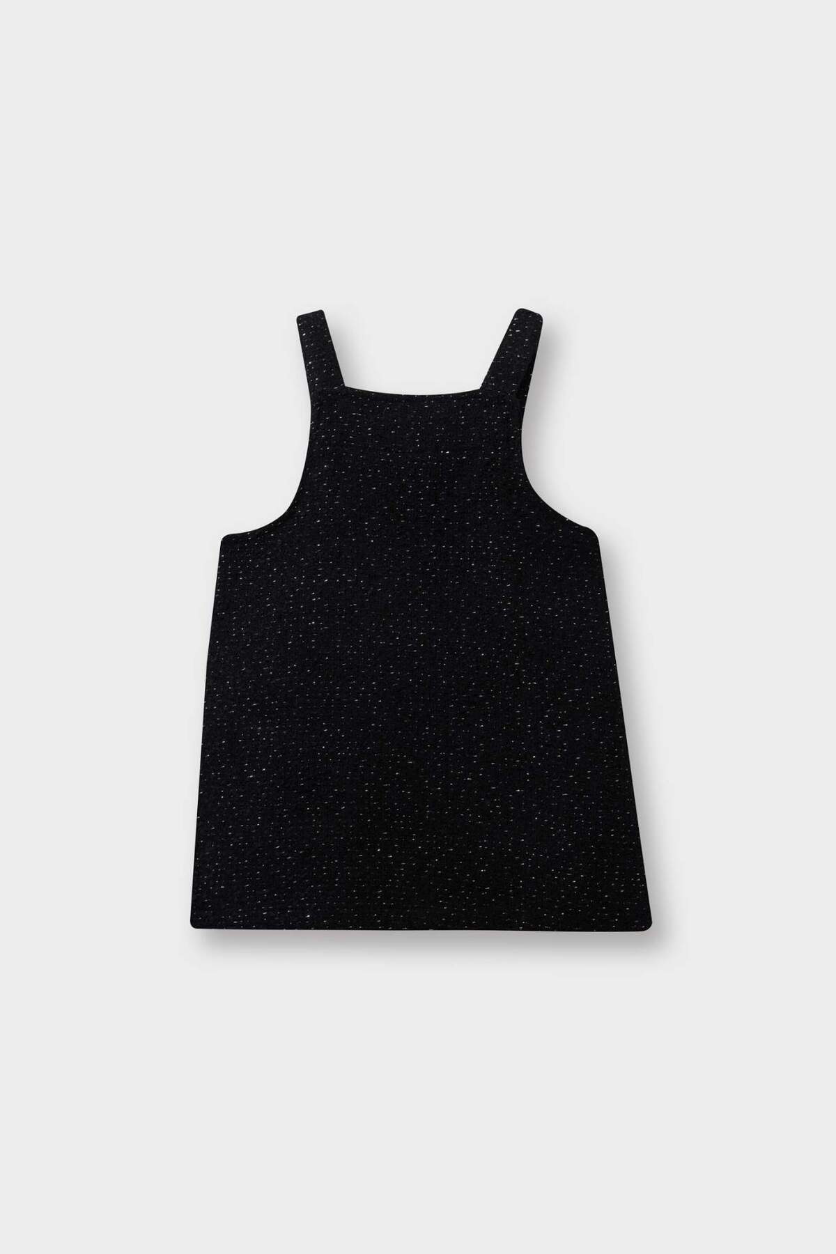 Defacto Tweed Salopet Elbise Kız Bebek D3076A524AU fotoğrafı 3 (önizleme)