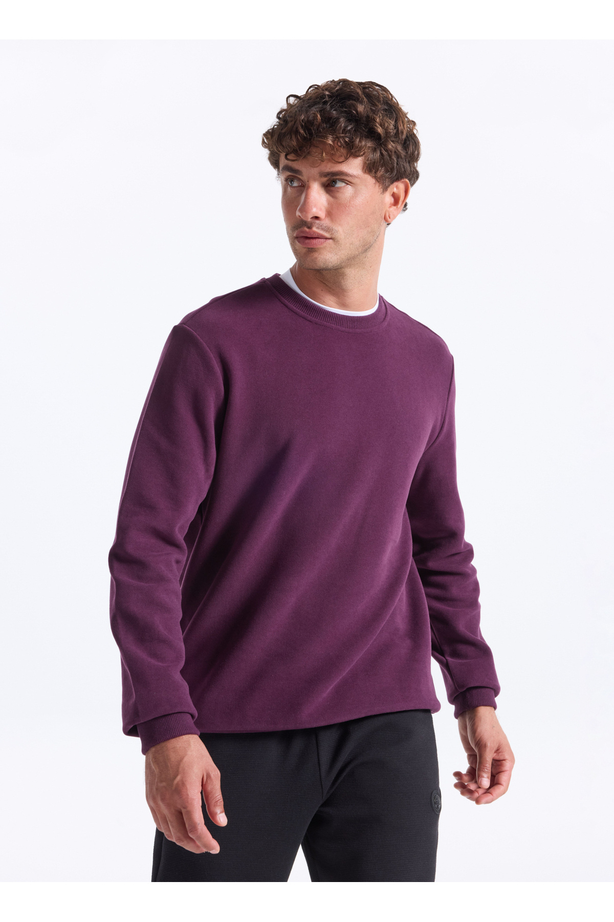 دیسکاوری اکسپدیشن سویشرت مردانه ساده و راحت یقه گرد مدل D5WM-SWT3940