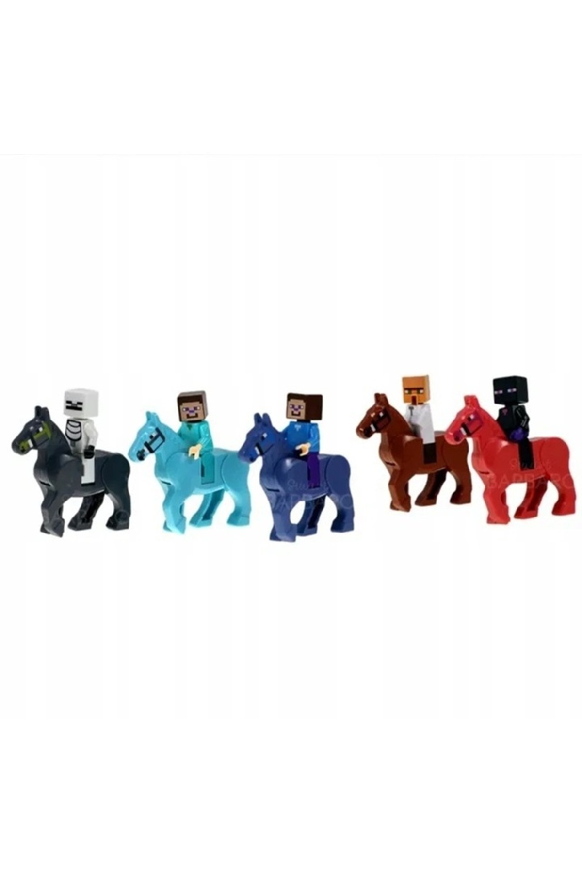 Natavanbutık 🧱🎮 My World Blok Karakter ve At Figür Seti 🎮🧱 – 18 Parça Koleksiyon Oyuncak fotoğrafı 6 (önizleme)