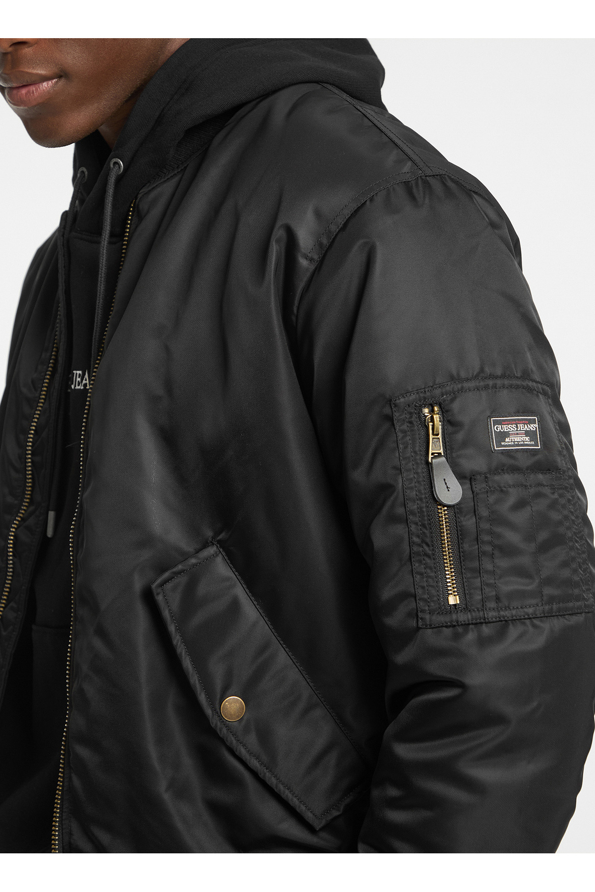 ژاکت مردانه جین مشکی M5RL81WHAA2-JBLK ژاکت مردانه Gj Bomber — مشکی 5003297907 — تصویر 3 از 4