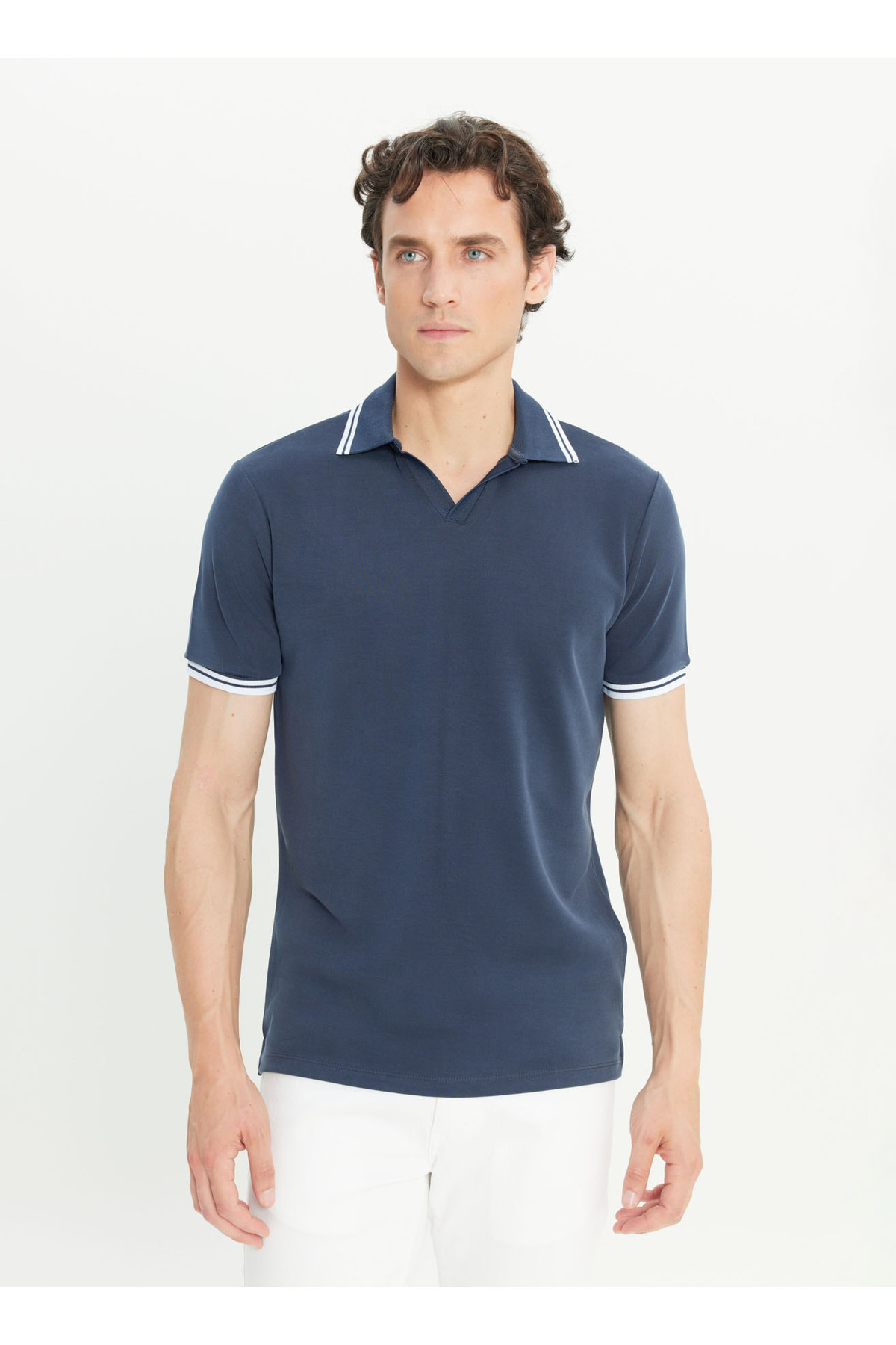 آلتین ییدلیز کلاسیکس تی شرت مردانه پولو مدل Altınyıldız Classics کد ACE091252102_LAC