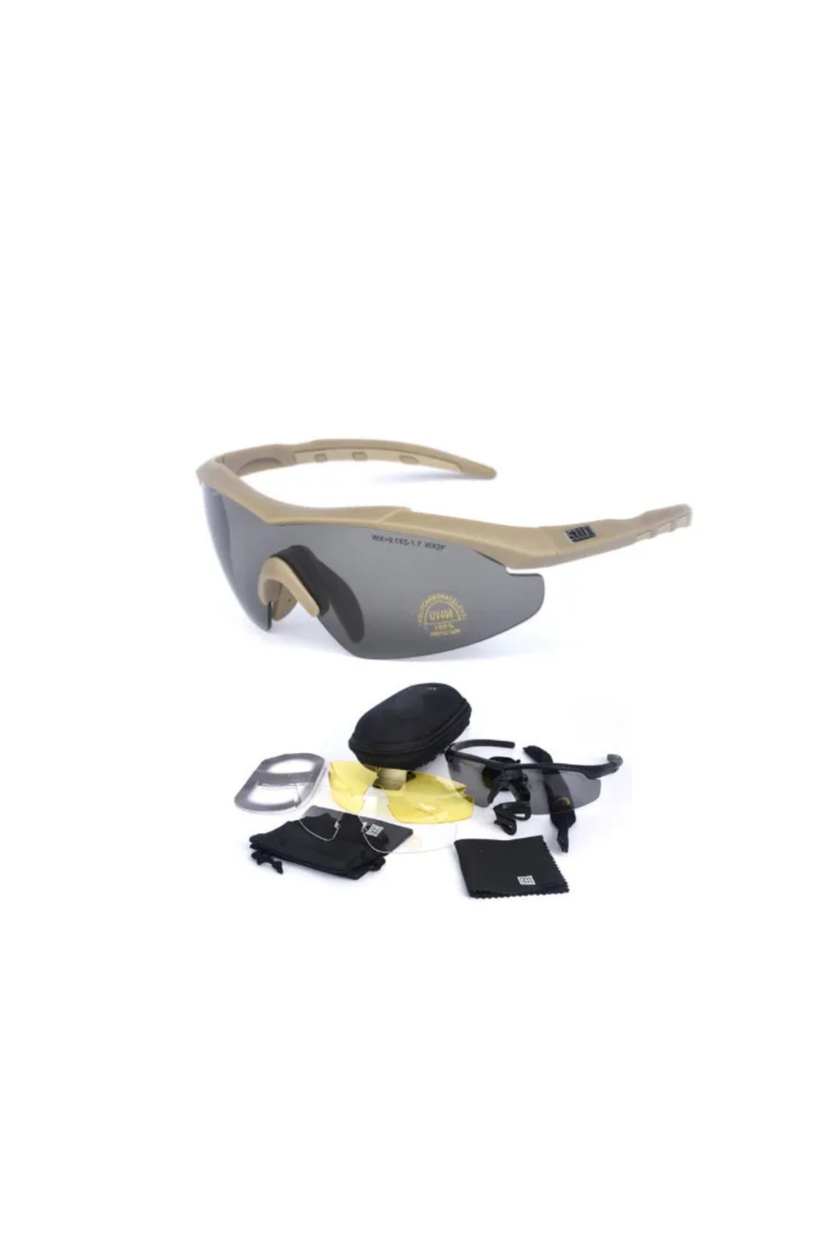 5.11 Tactical Tactical koruyucu 3 lensli gözlük 5.11 / Taktikal gözlük / Airsoft gözlüğü / Taktik Gözlük