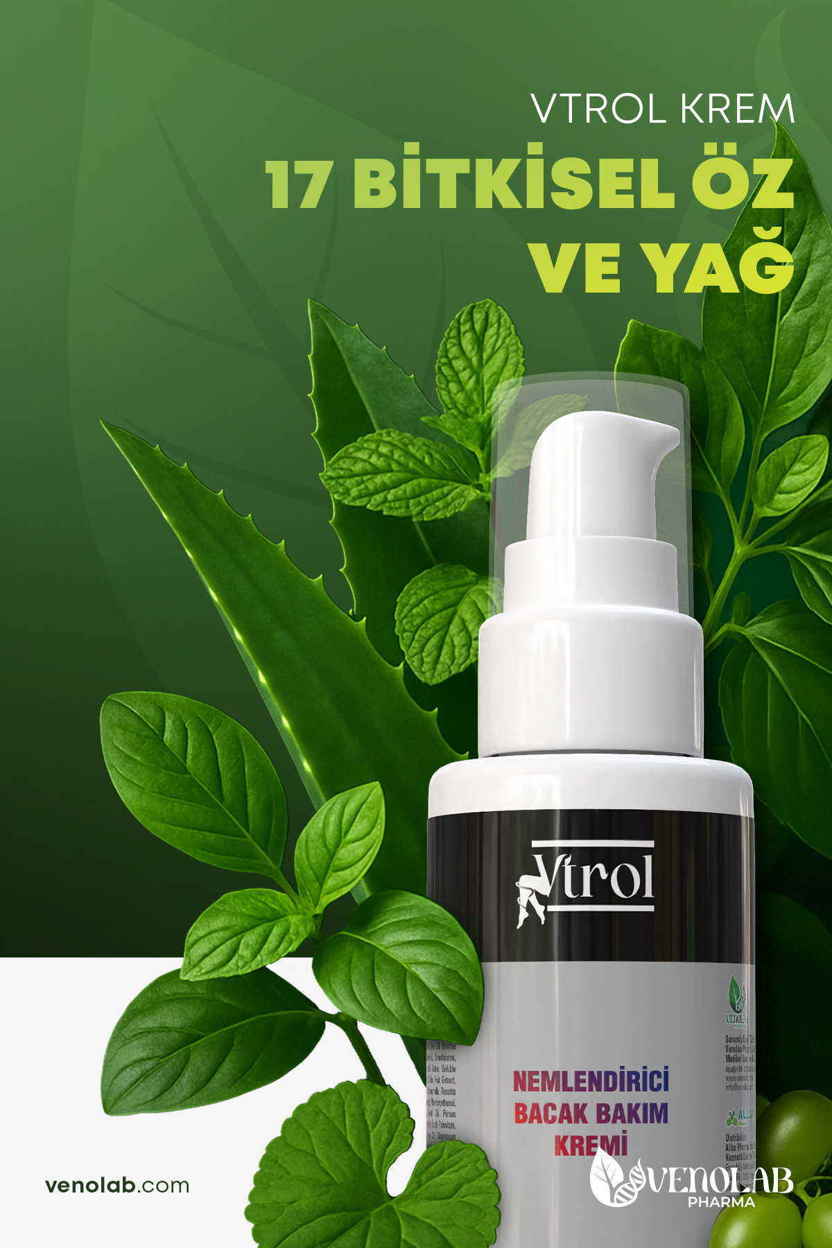 200 ml Nemlendirici Bacak Bakım Kremi (V.ARİS, S.ELÜLİT, L.İPÖDEME ÖZEL) — YOK — تصویر 3 از 8