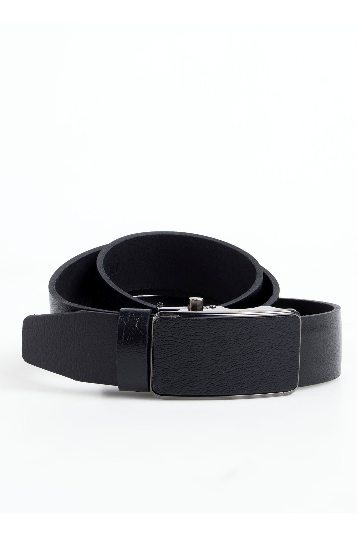 فابریکا کمربند چرمی مردانه مشکی FBK 010 LEATHER
